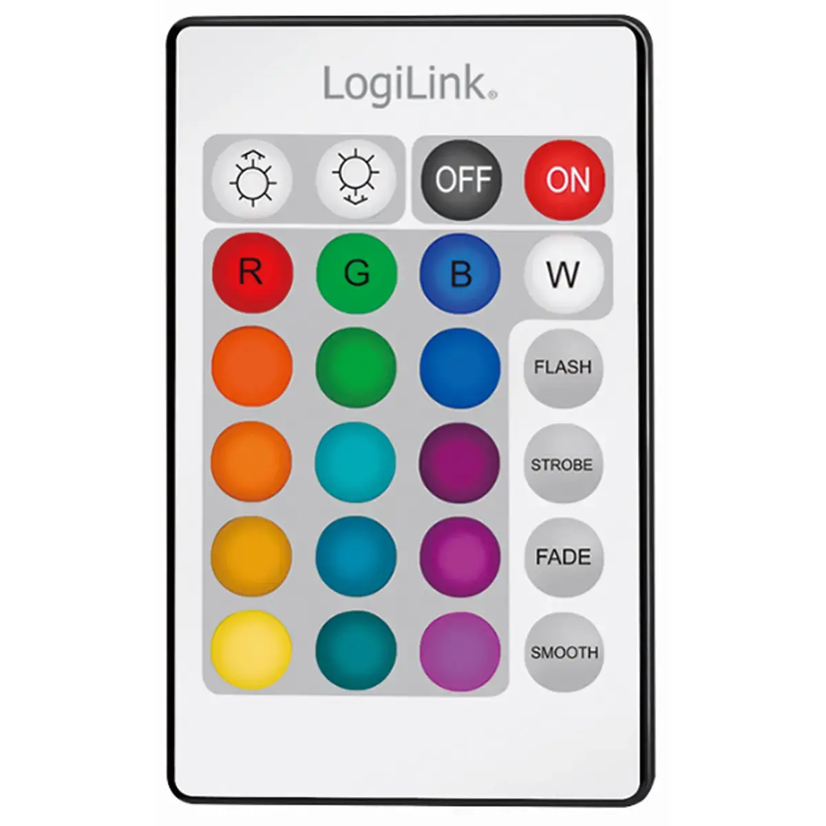 Ruban LED RVB avec télécommande, autocollant, 3 m - Logilink photo du produit