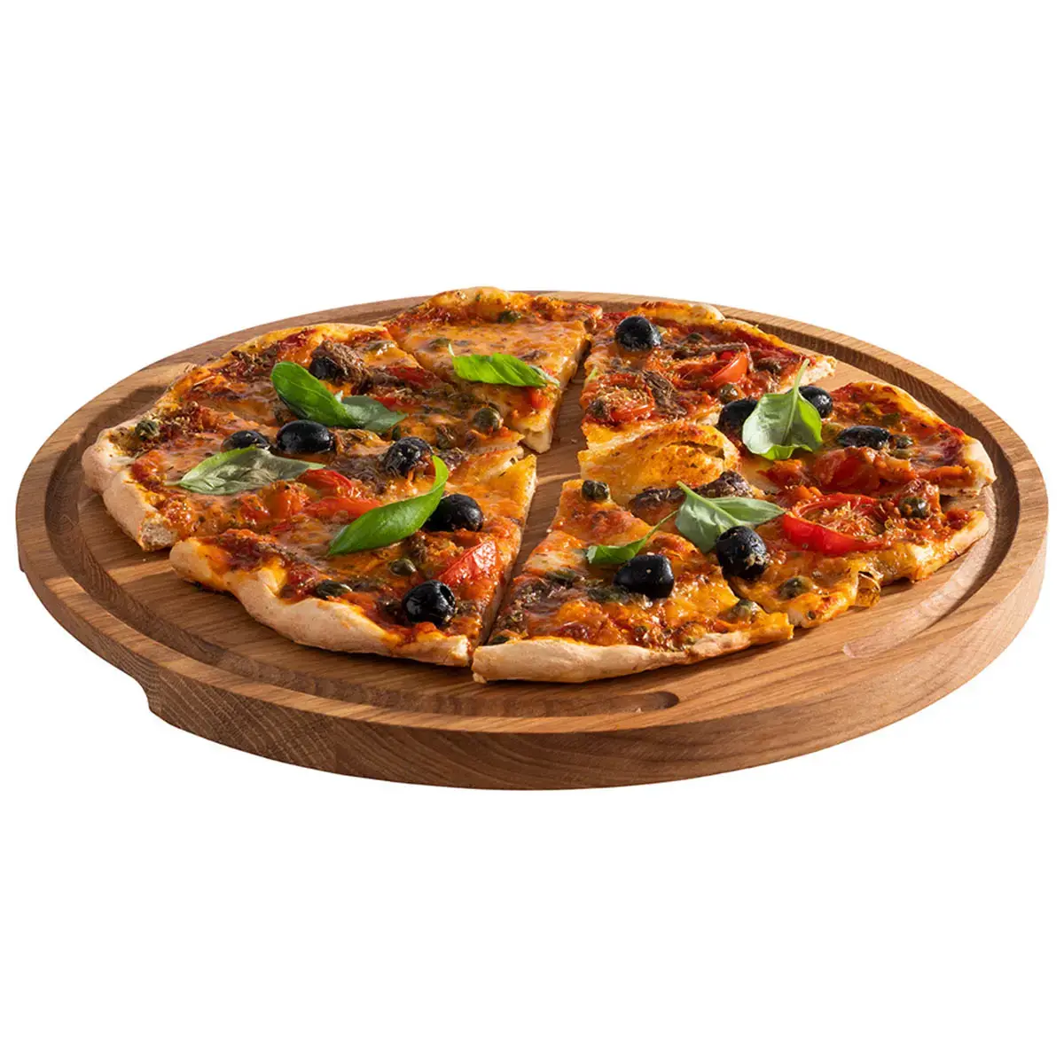 Planche de service &agrave; PIZZA, diam&egrave;tre: 240 mm, ch&ecirc;ne - Aps photo du produit