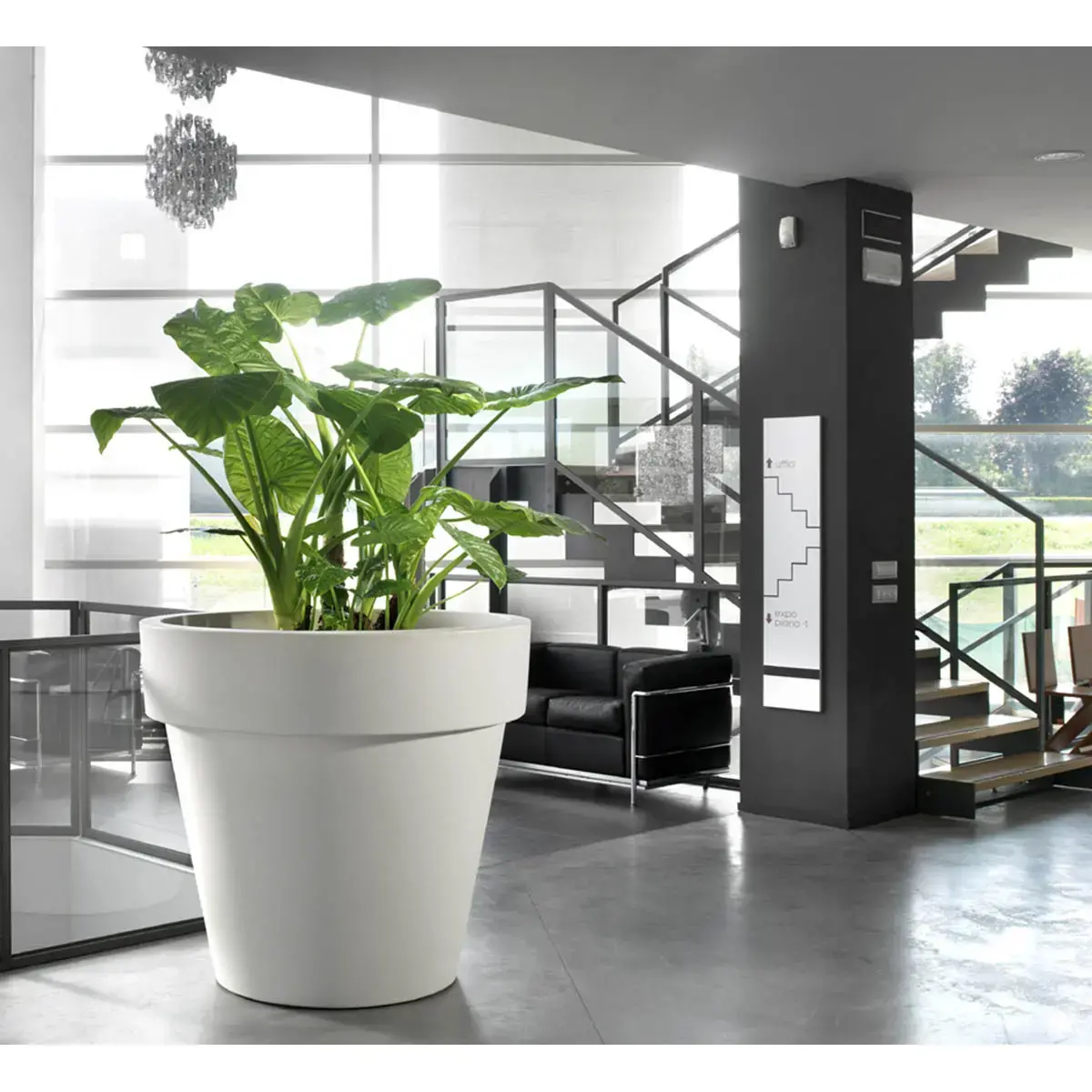 Pot de fleurs 'Standard One 40', antracite - Tera photo du produit