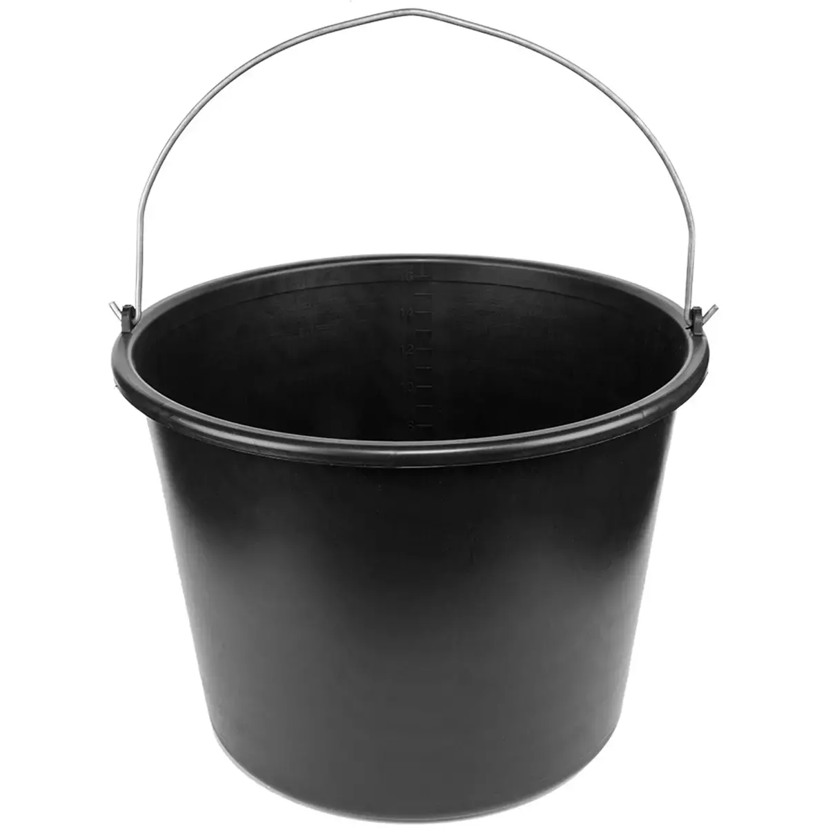 Seau, 16 litres, PVC, noir - Bradas photo du produit