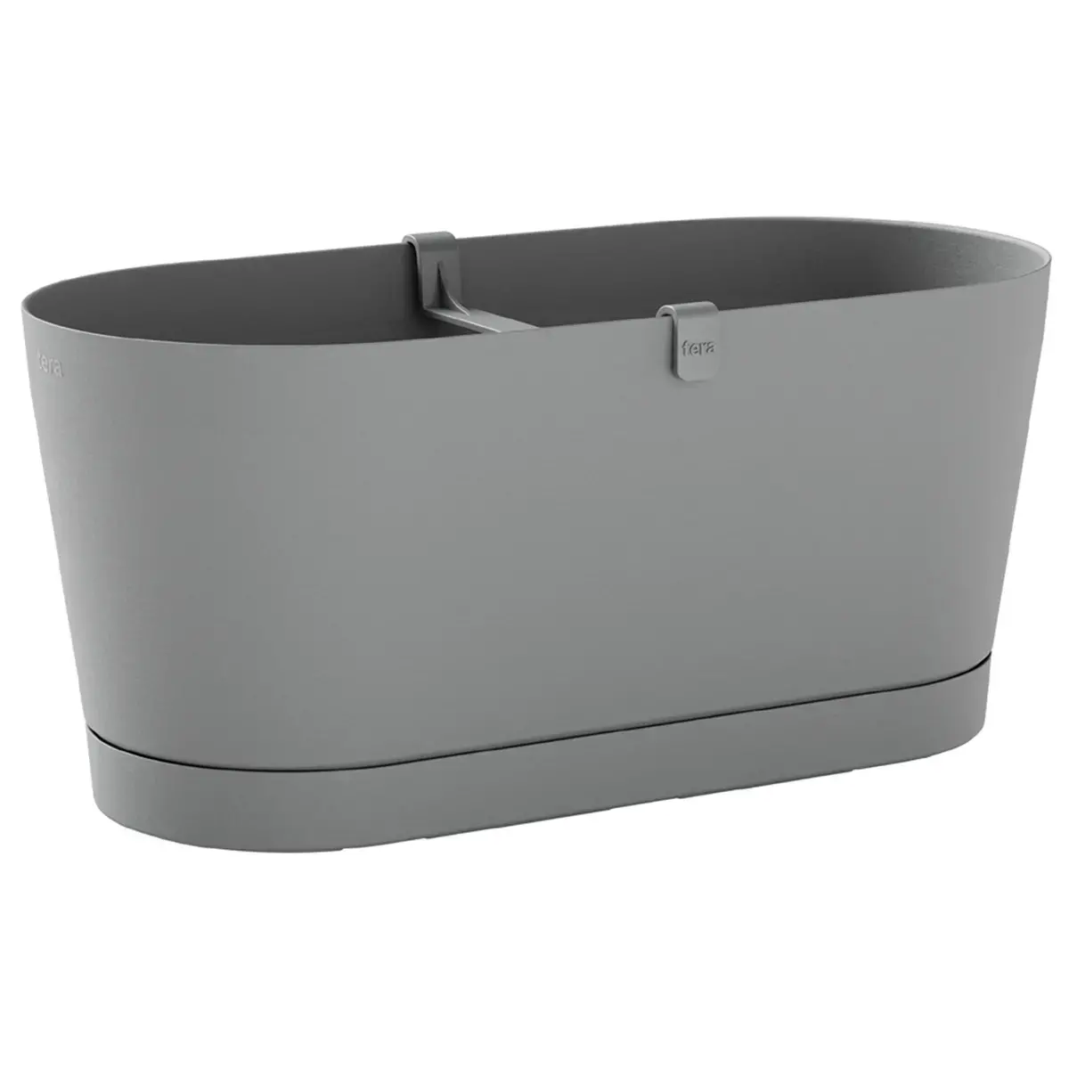 Jardinière 'Vega', largeur: 400 mm, fog grey - Tera photo du produit