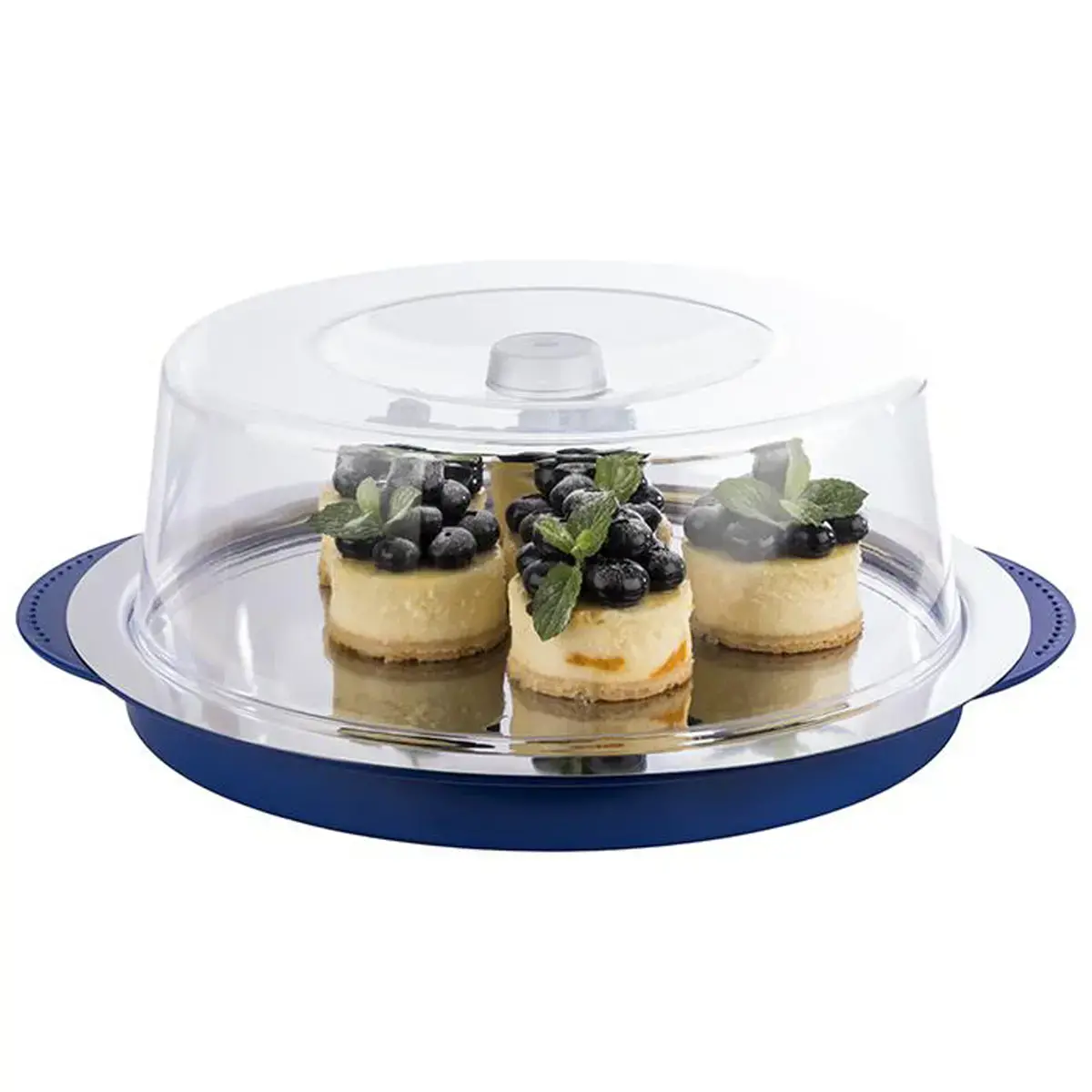 Set de plateau réfrigérant, rond, noir/transparent - Aps photo du produit