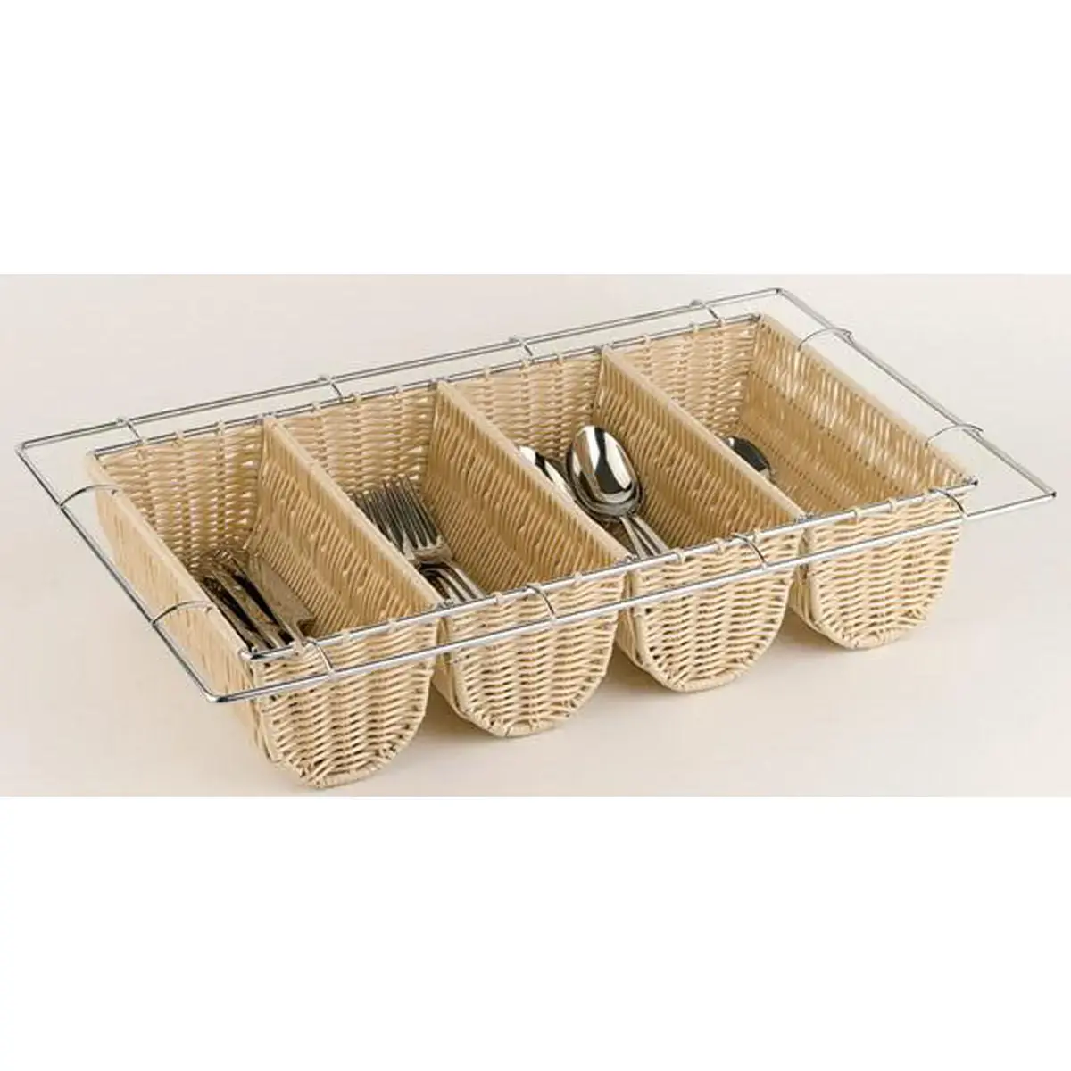 Range-couverts BUFFET GN 1/1, 4 compartiments, beige - Aps photo du produit