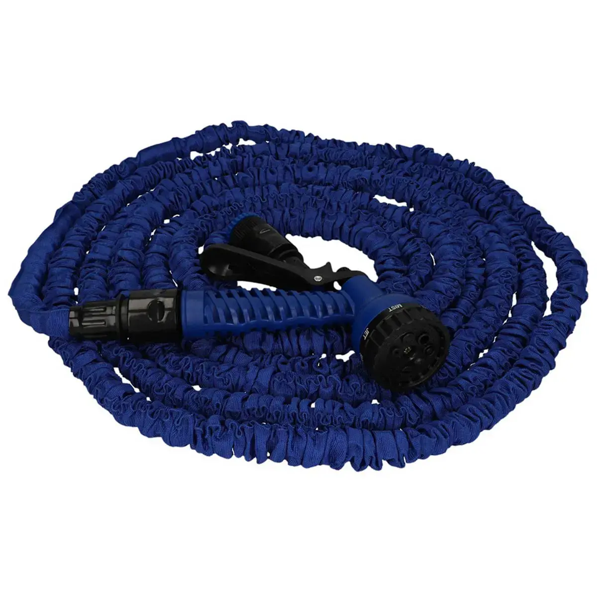 Tuyau d'arrosage, extensible, 5 à 15 mètres, bleu - Cartrend photo du produit