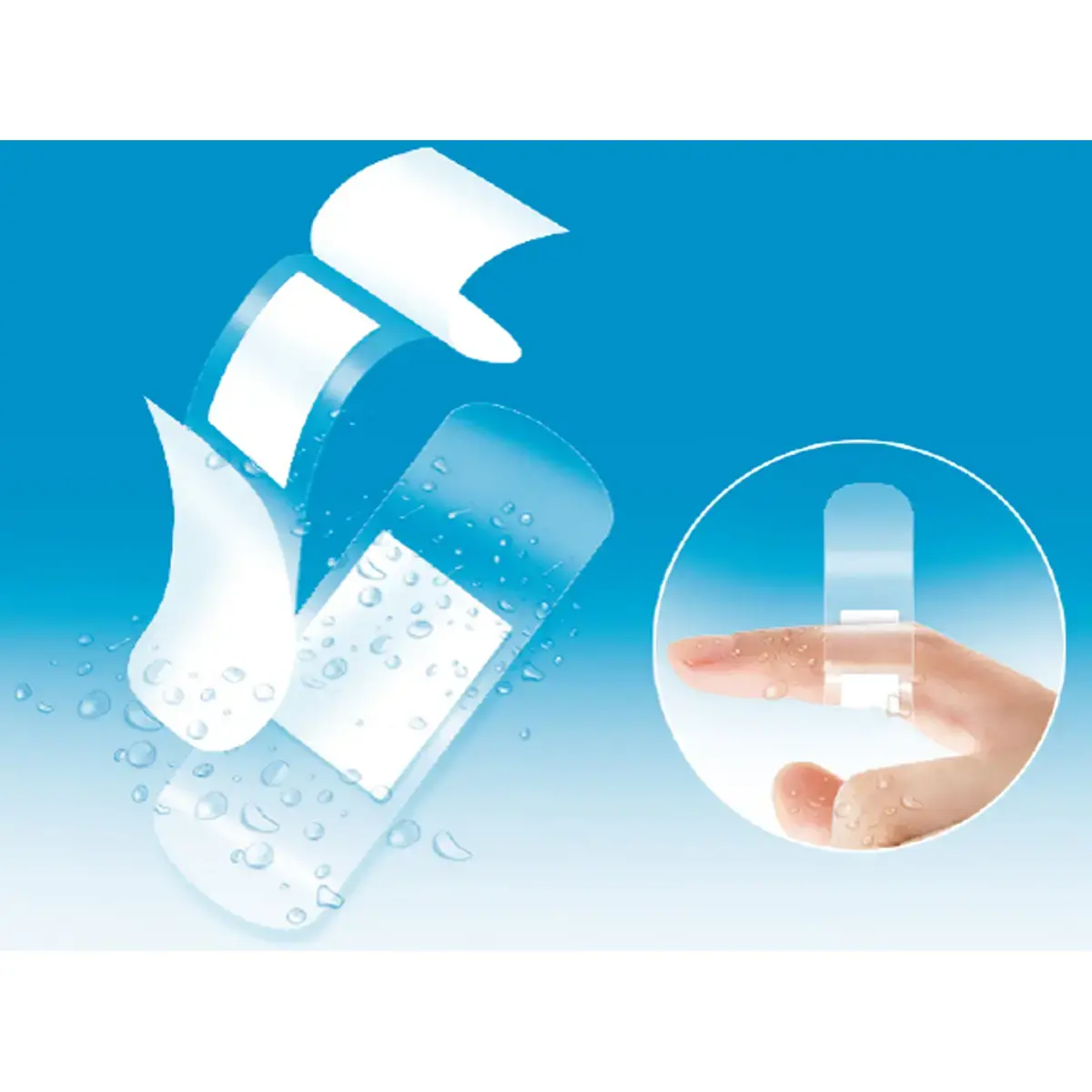 Pansement imperméable, transparent, pack de 10 - Haro photo du produit