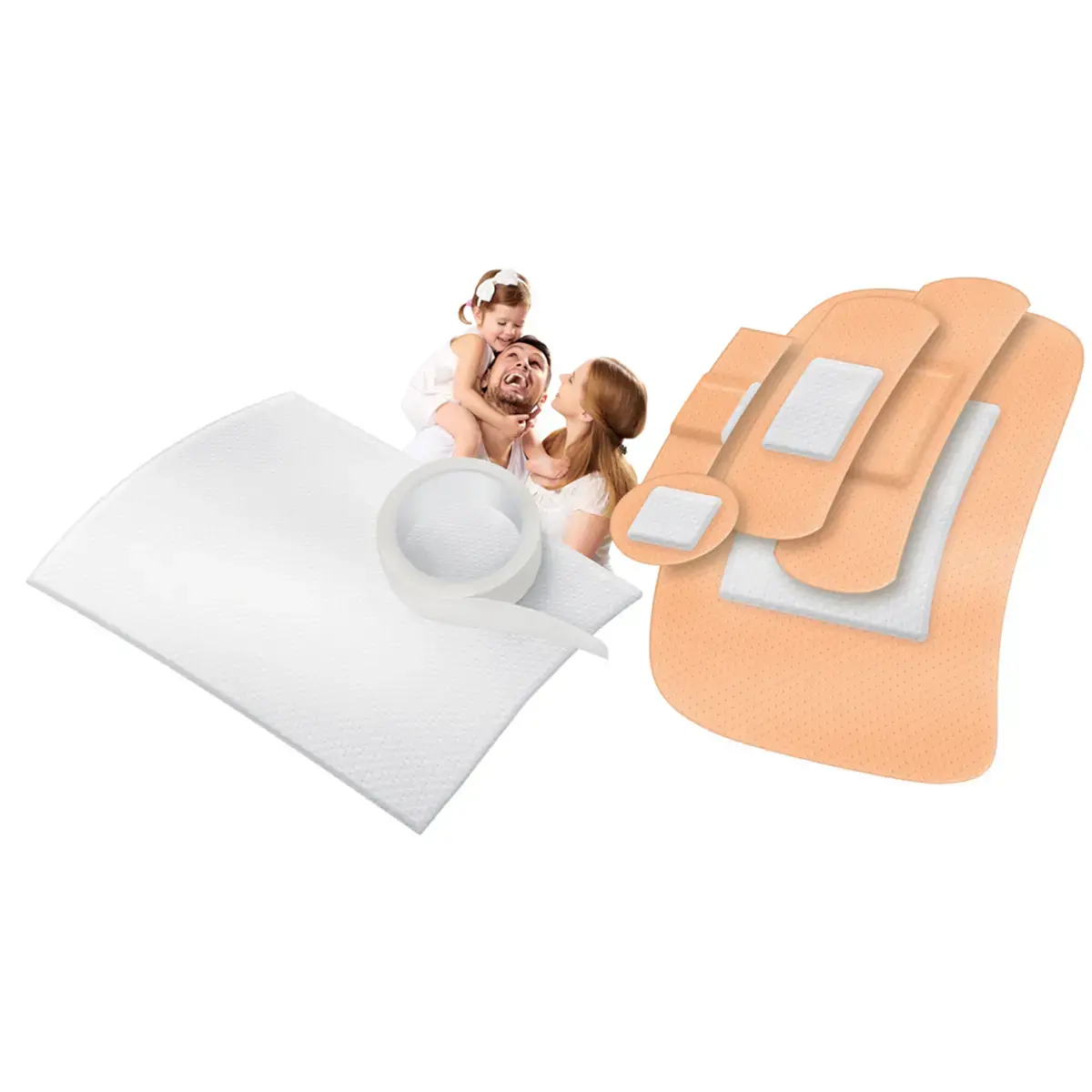 Kit de pansements de premiers secours, 43 pièces - Lifemed photo du produit