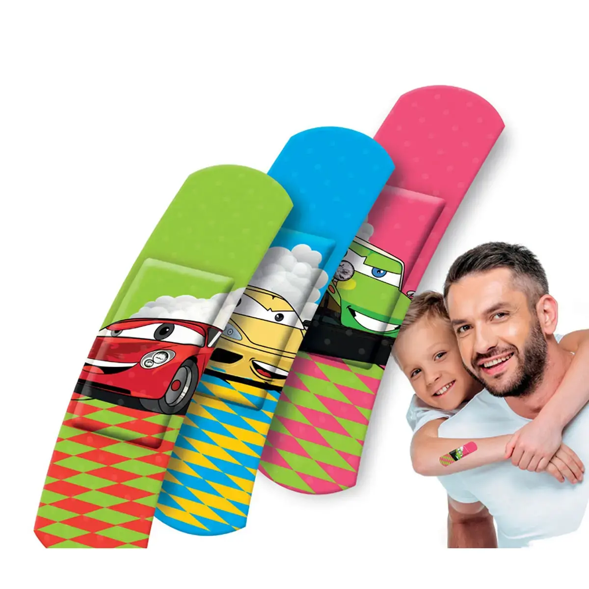 Pansement pour enfants 'Voitures', paquet de 10 - Lifemed photo du produit