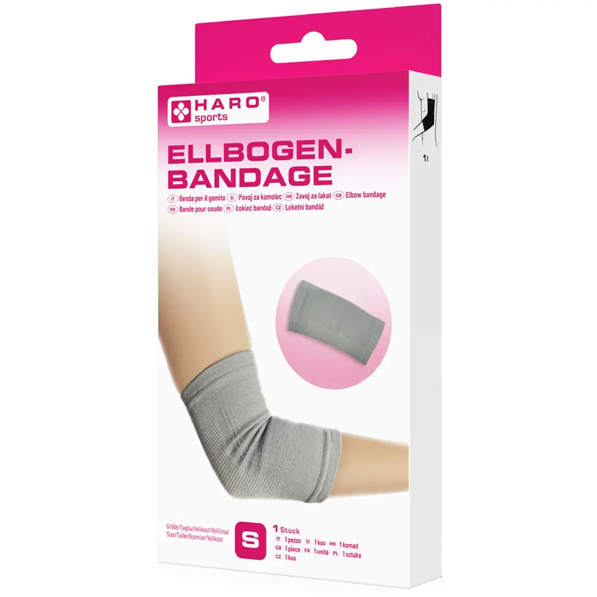 Bandage sportif 'Coude', taille: XL, gris - Haro photo du produit