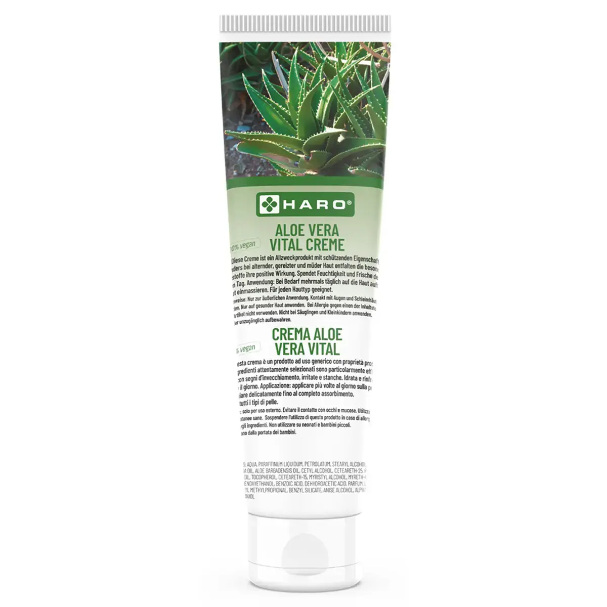 Crème Aloé Vera Vital, tube de 100 ml - Haro photo du produit