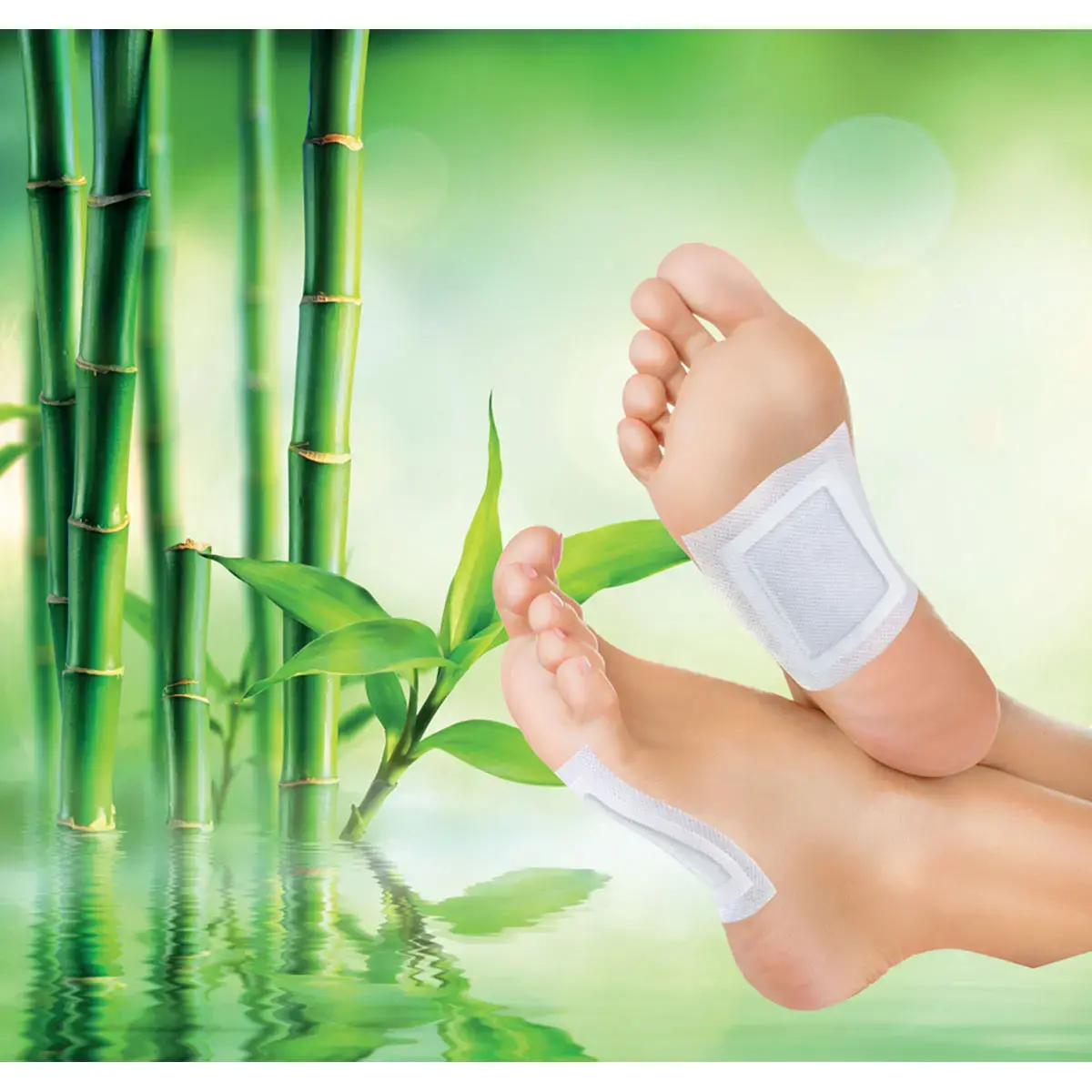Compresses vitales Bambou Lavande, pack de 2 - Lifemed photo du produit