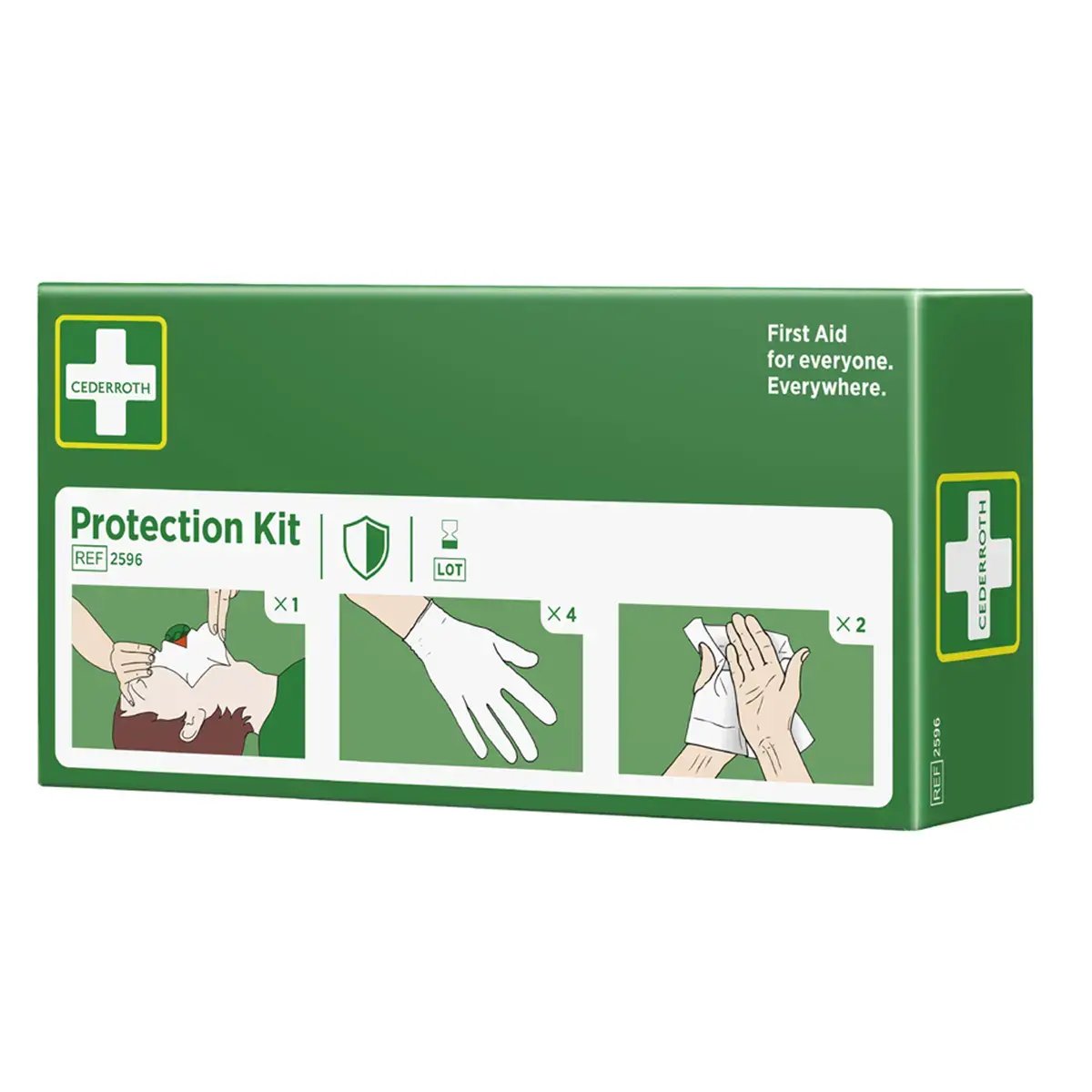 Kit de protection premiers secours, 3 pi&egrave;ces - Cederroth photo du produit