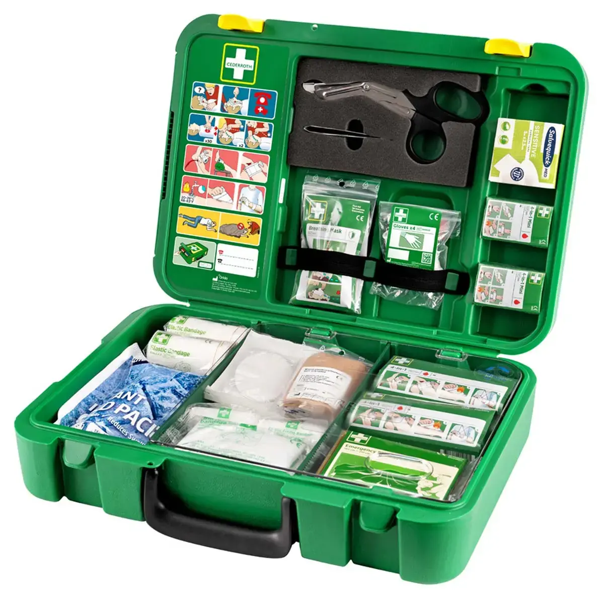 Valise de premiers secours, contenu DIN 13157 - Cederroth photo du produit