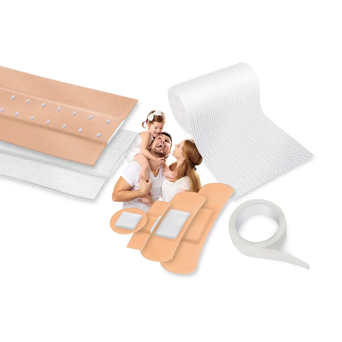 Kit de pansements de premiers secours, 64 pièces - Lifemed photo du produit