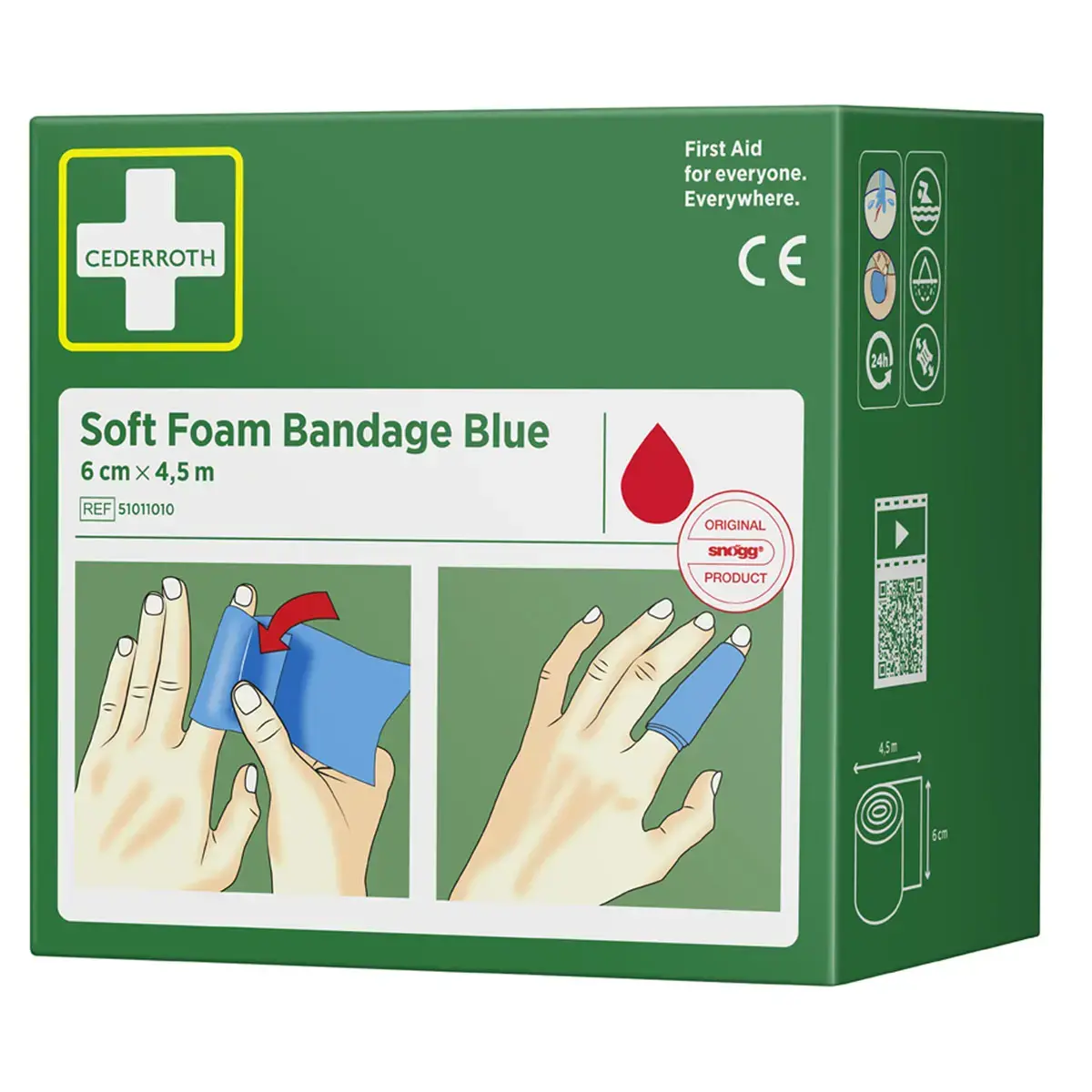 Pansement 'Soft Foam Bandage', noir - Cederroth photo du produit