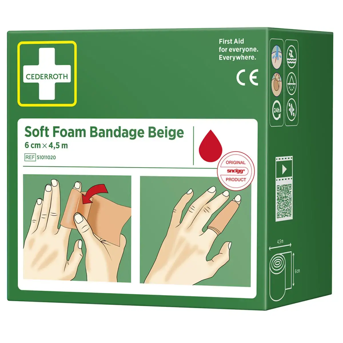 Pansement 'Soft Foam Bandage', noir - Cederroth photo du produit