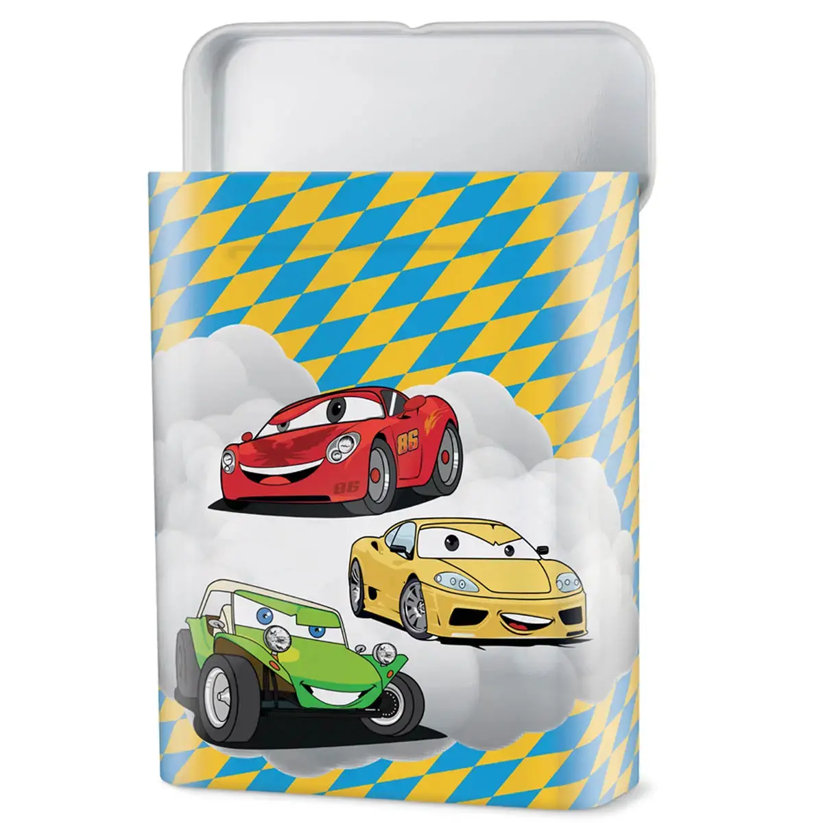 Pansement pour enfants 'Voitures', 40, boîte métal - Lifemed photo du produit