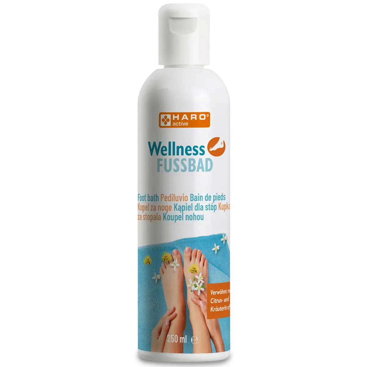 Bain de pieds bien-être, flacon de 250 ml - Haro photo du produit