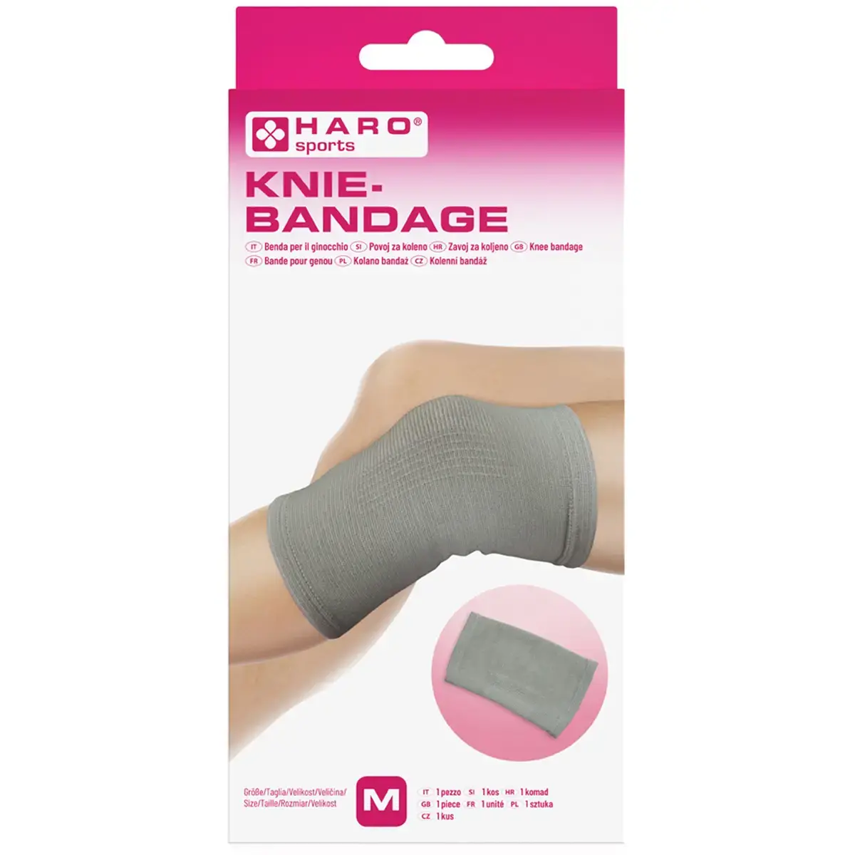 Bandage sportif 'Genou', taille: XL, gris - Haro photo du produit