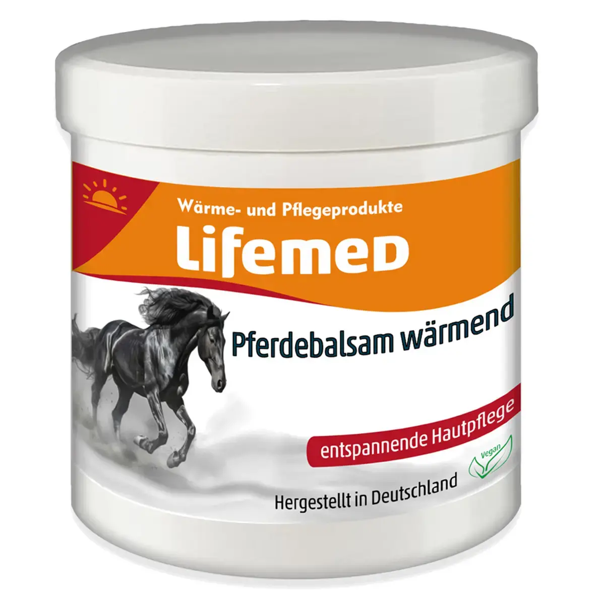 Baume du cheval, chauffant, pot de 250 ml - Lifemed photo du produit