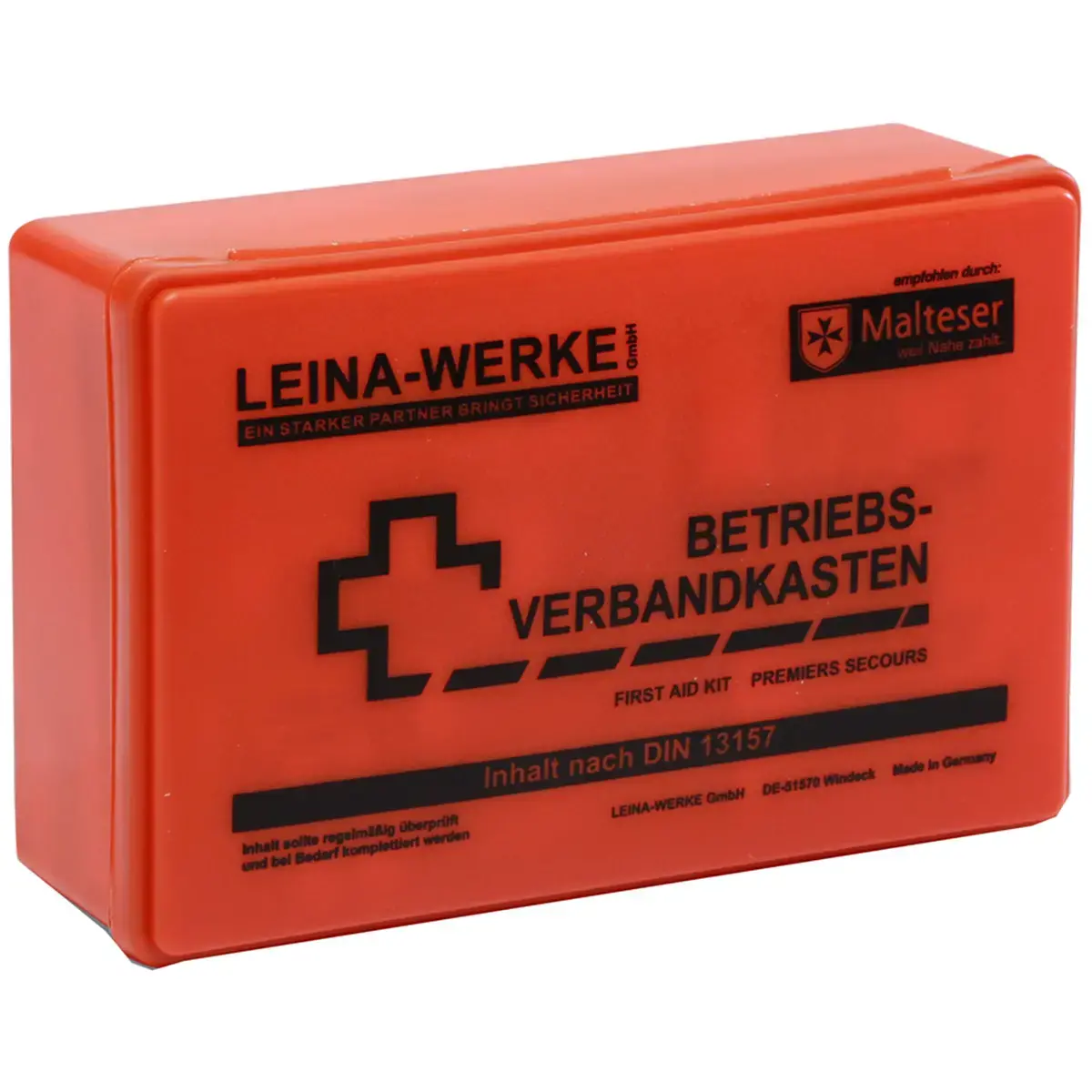 Trousse de premiers secours Leina conforme norme DIN 13157 verte - Leina-Werke photo du produit