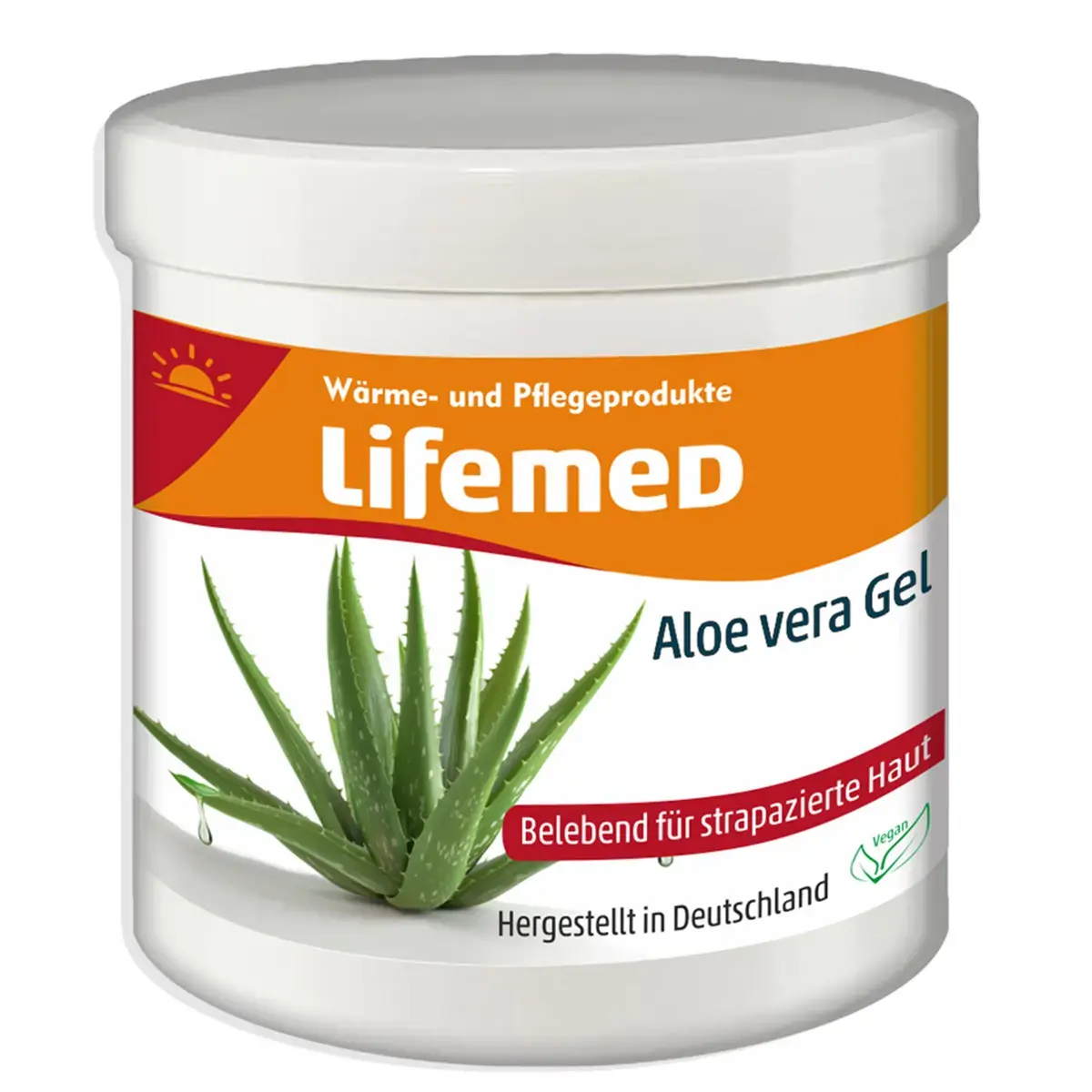 Gel d'Aloe vera, pot de 250 ml - Lifemed photo du produit