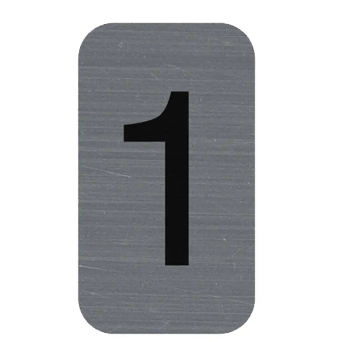 Plaque de signalisation chiffres « 3 » - 25 x 44 mm - Exacompta photo du produit