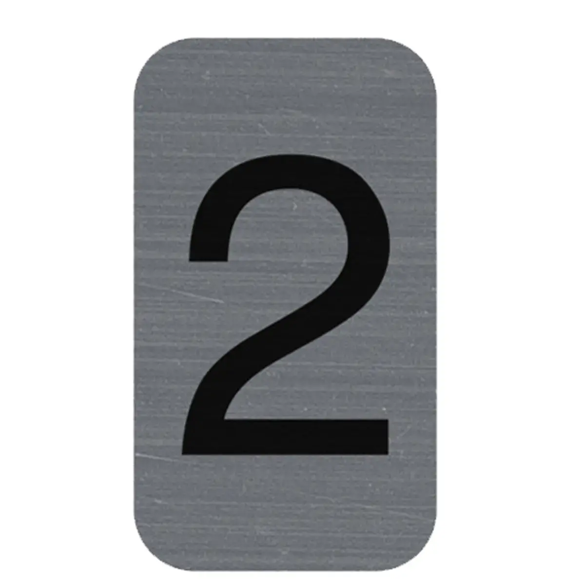 Plaque de signalisation chiffres « 3 » - 25 x 44 mm - Exacompta photo du produit