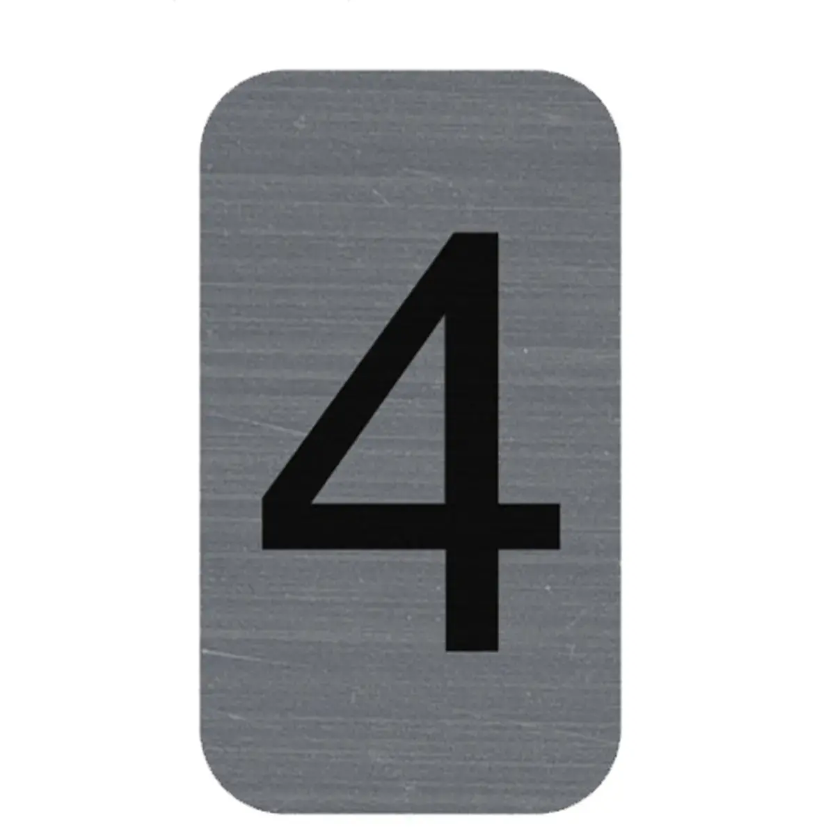 Plaque de signalisation chiffres « 3 » - 25 x 44 mm - Exacompta photo du produit