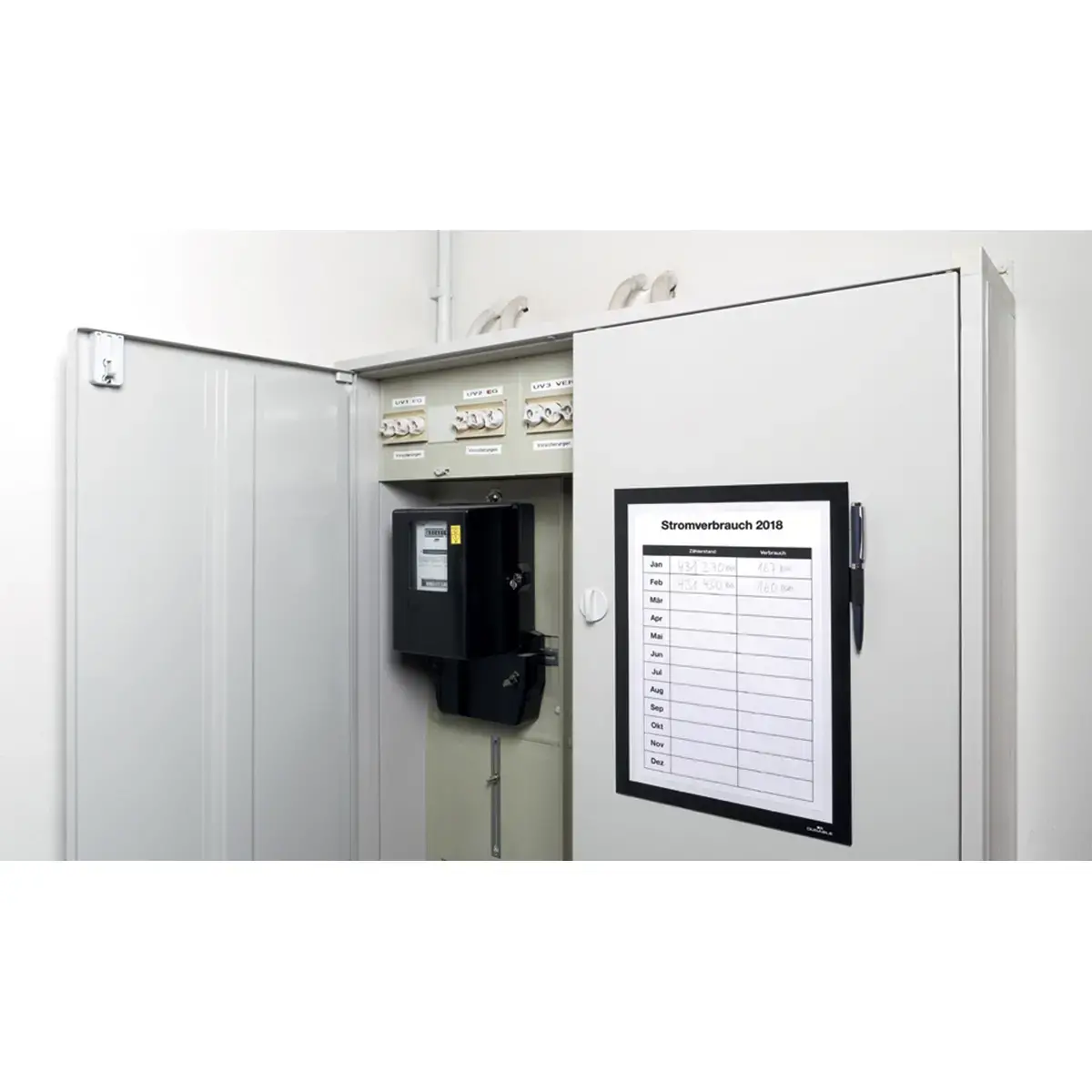 Cadre d'affichage DURAFRAME MAGNETIC NOTE, A4, noir - Durable photo du produit