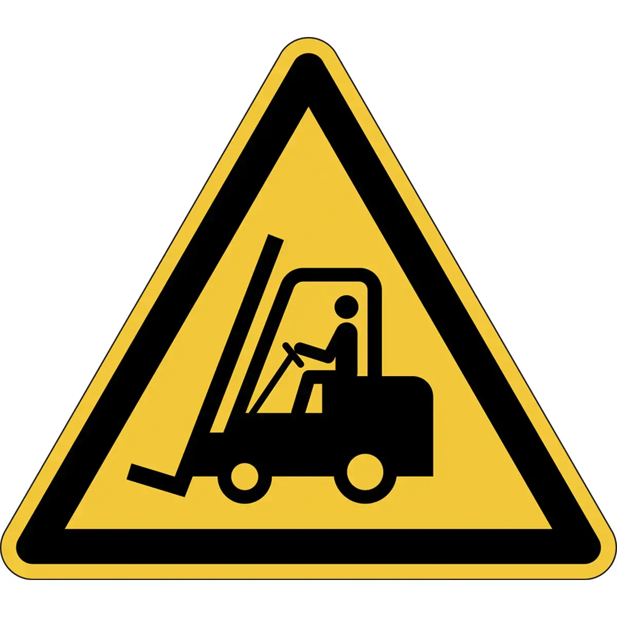 Panneau de signalisation 'attention chariots - Durable photo du produit