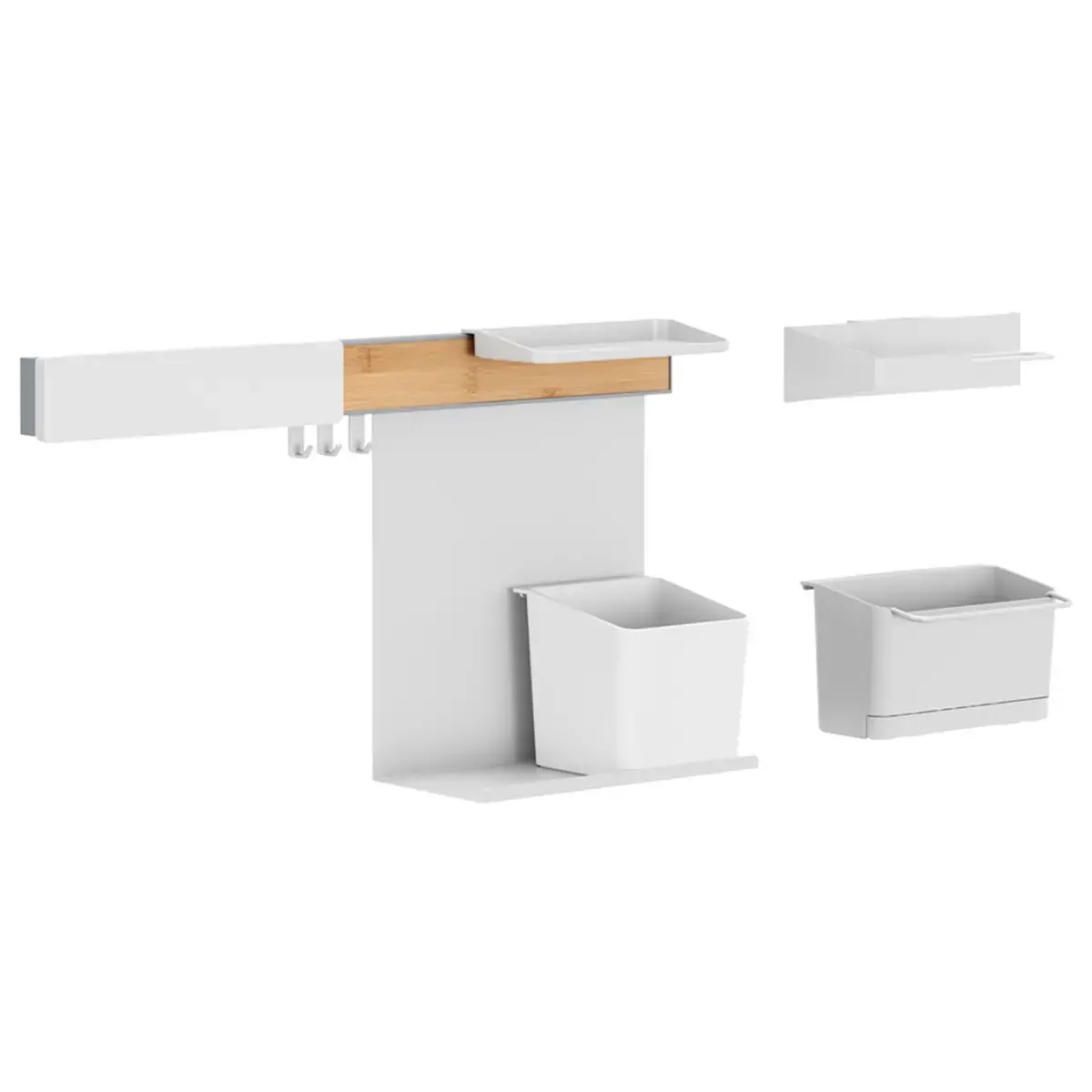 Kit combi XL, 9 pi&egrave;ces, blanc - Tesa photo du produit