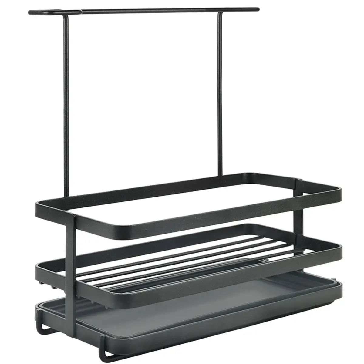 Rangemment pour évier Tokyo LAVA, noir mat - Metaltex photo du produit