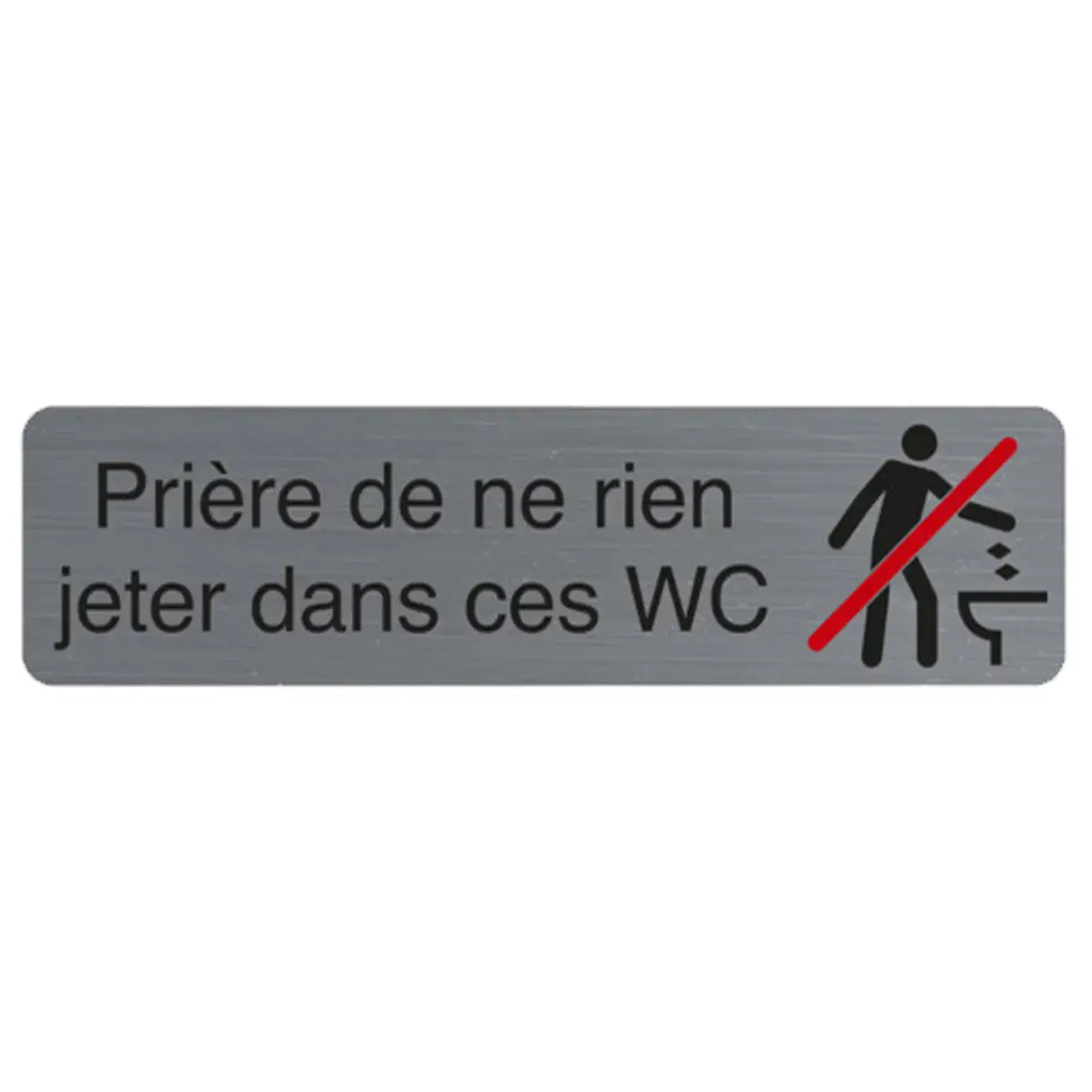 Plaque de signalisation &laquo; Toilettes handicap&eacute;s &raquo; - Exacompta photo du produit