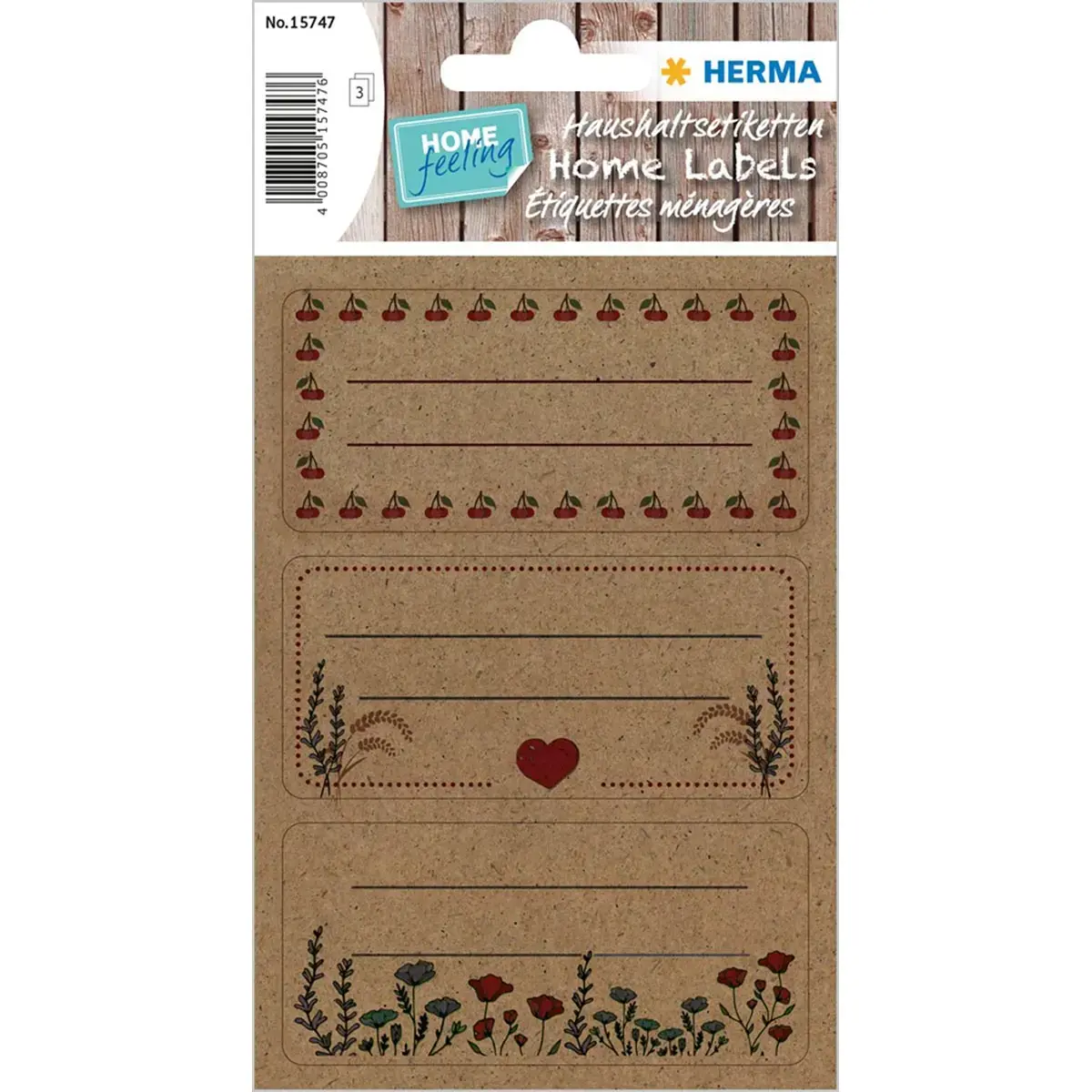 Étiquette pour la maison HOME silphie, 25 x 40 mm - Herma photo du produit