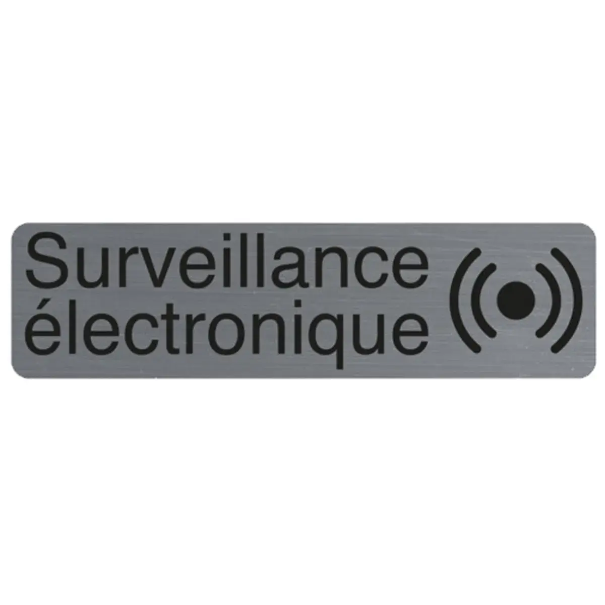 Plaque de signalisation « Surveillance électronique » - Exacompta photo du produit