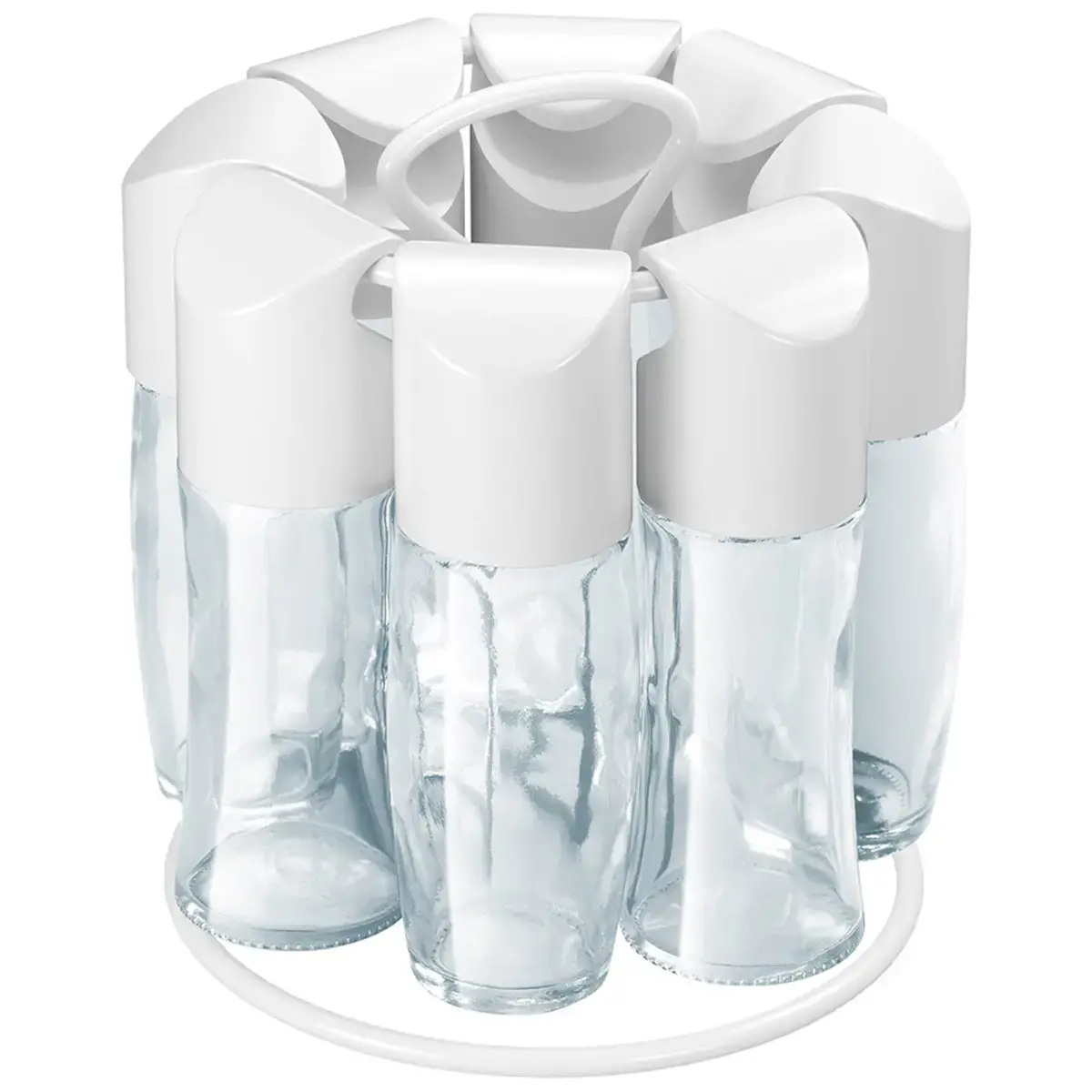 Porte-épices Spice 8, non garni, rond, blanc - Metaltex photo du produit