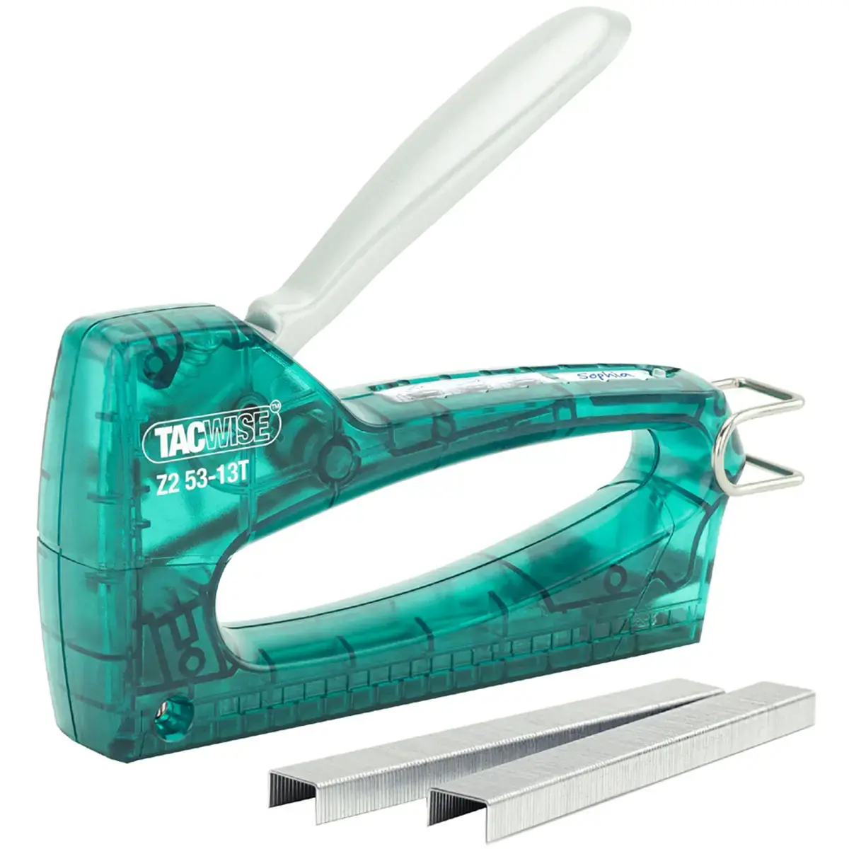 Agrafeuse manuelle Z2 53-13T, plastique, vert - Tacwise photo du produit