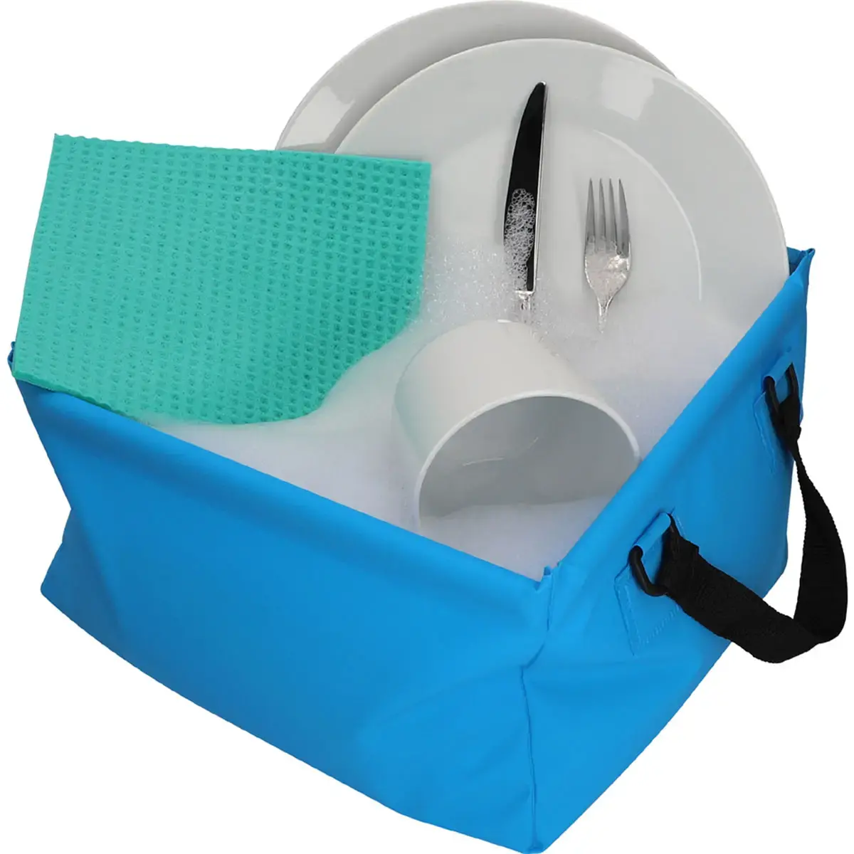 Bassine, pliable, carré, 15 litres - Cartrend photo du produit