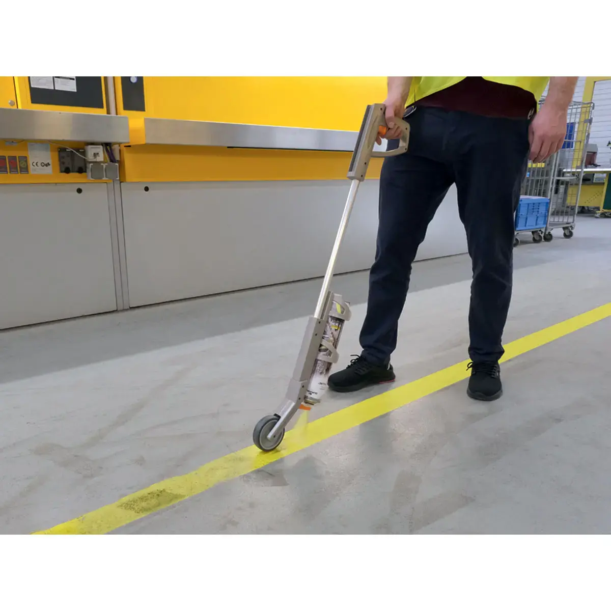 Canne de marquage au sol DURALINE EasyTrack S, gris - Durable photo du produit