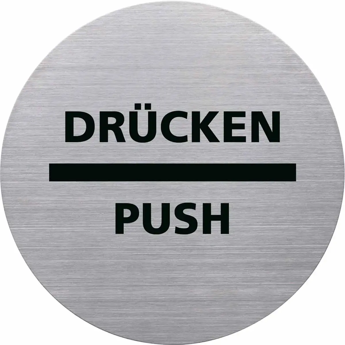 Pictogramme de porte "Poussez" - Helit photo du produit