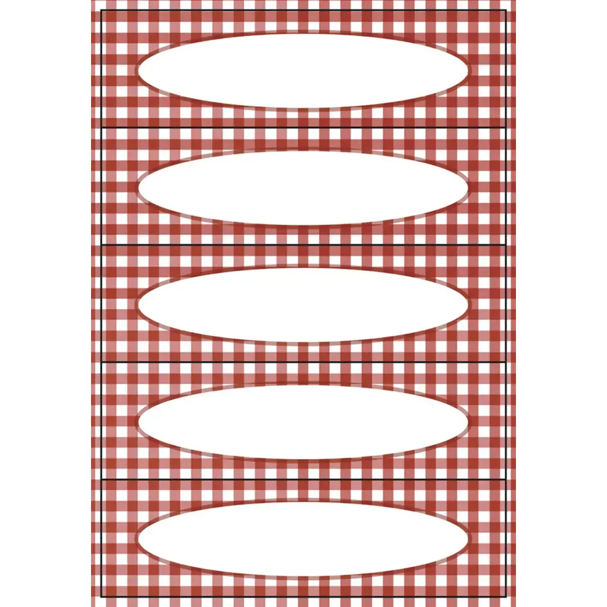 Étiquette de cuisine Corbeille de fruits, 76x35 mm - Herma photo du produit
