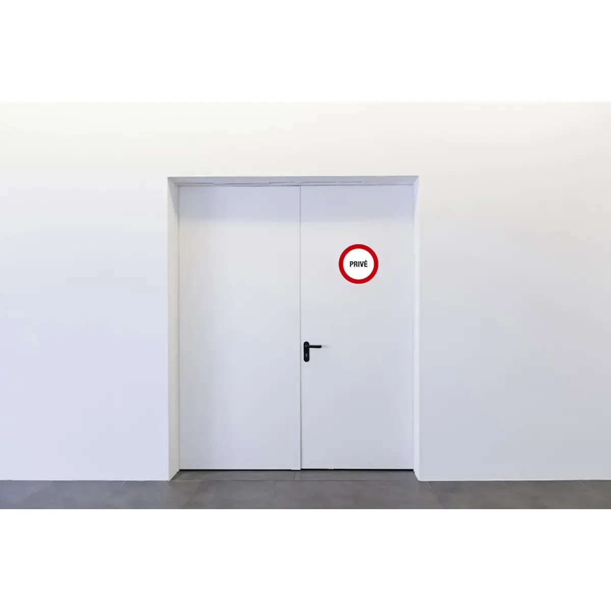 Panneau de signalisation 'D&eacute;fense de stationner' - Exacompta photo du produit