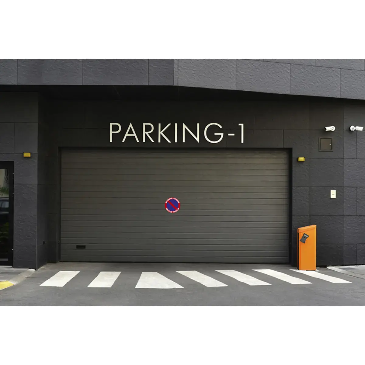 Panneau de signalisation 'D&eacute;fense de stationner' - Exacompta photo du produit