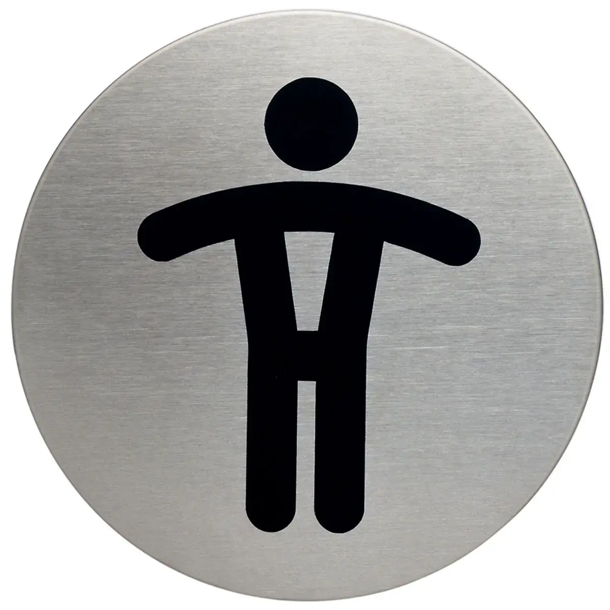 Pictogramme 'WC Femmes & Hommes', diamètre: 83 mm - Durable photo du produit