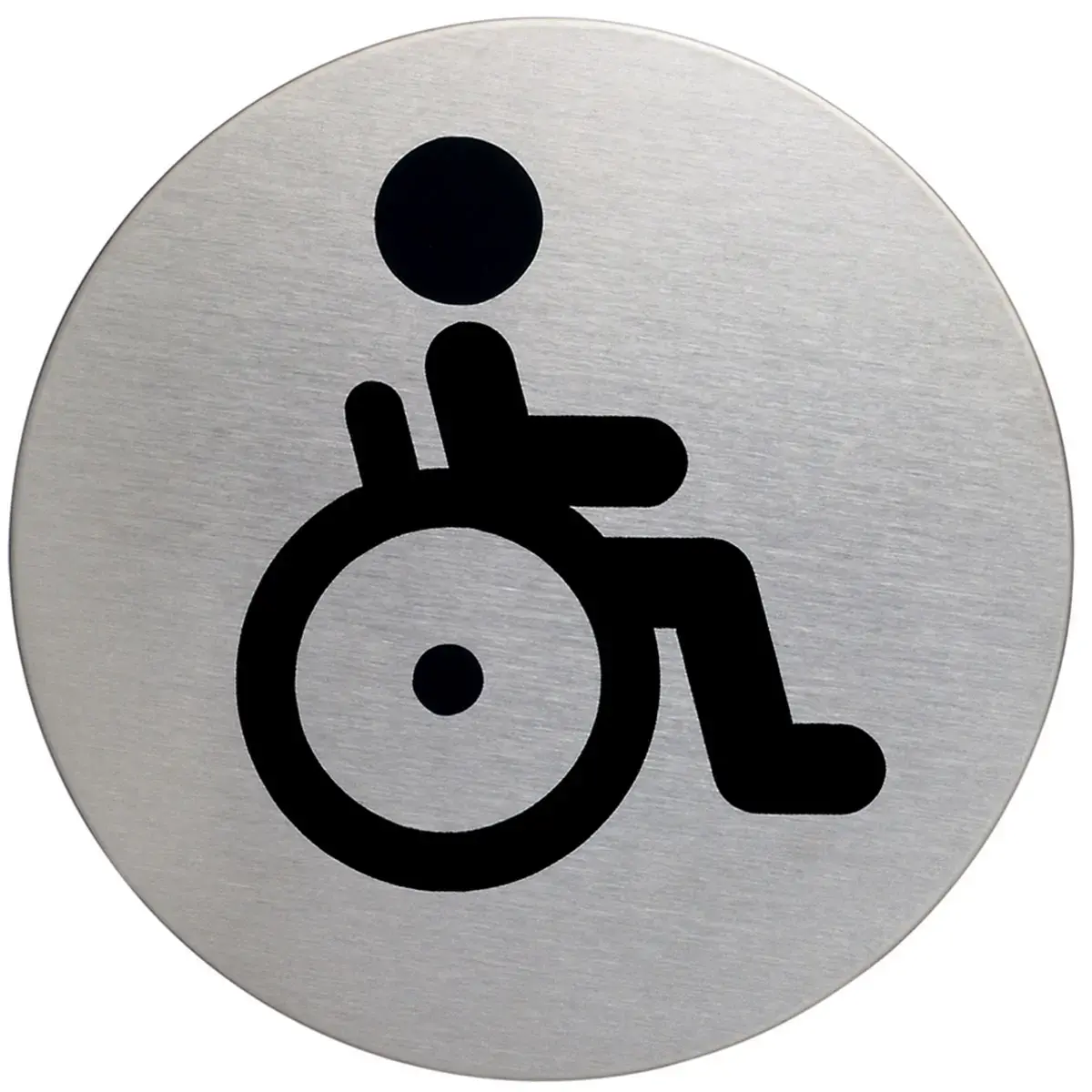 Pictogramme 'WC Femmes & Hommes', diamètre: 83 mm - Durable photo du produit