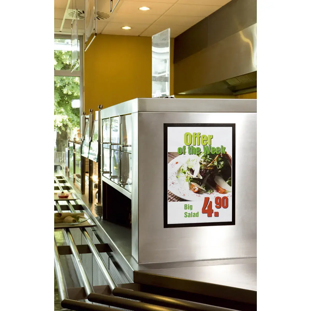 Cadre d'affichage magnétique DURAFRAME A3 rouge - Durable photo du produit