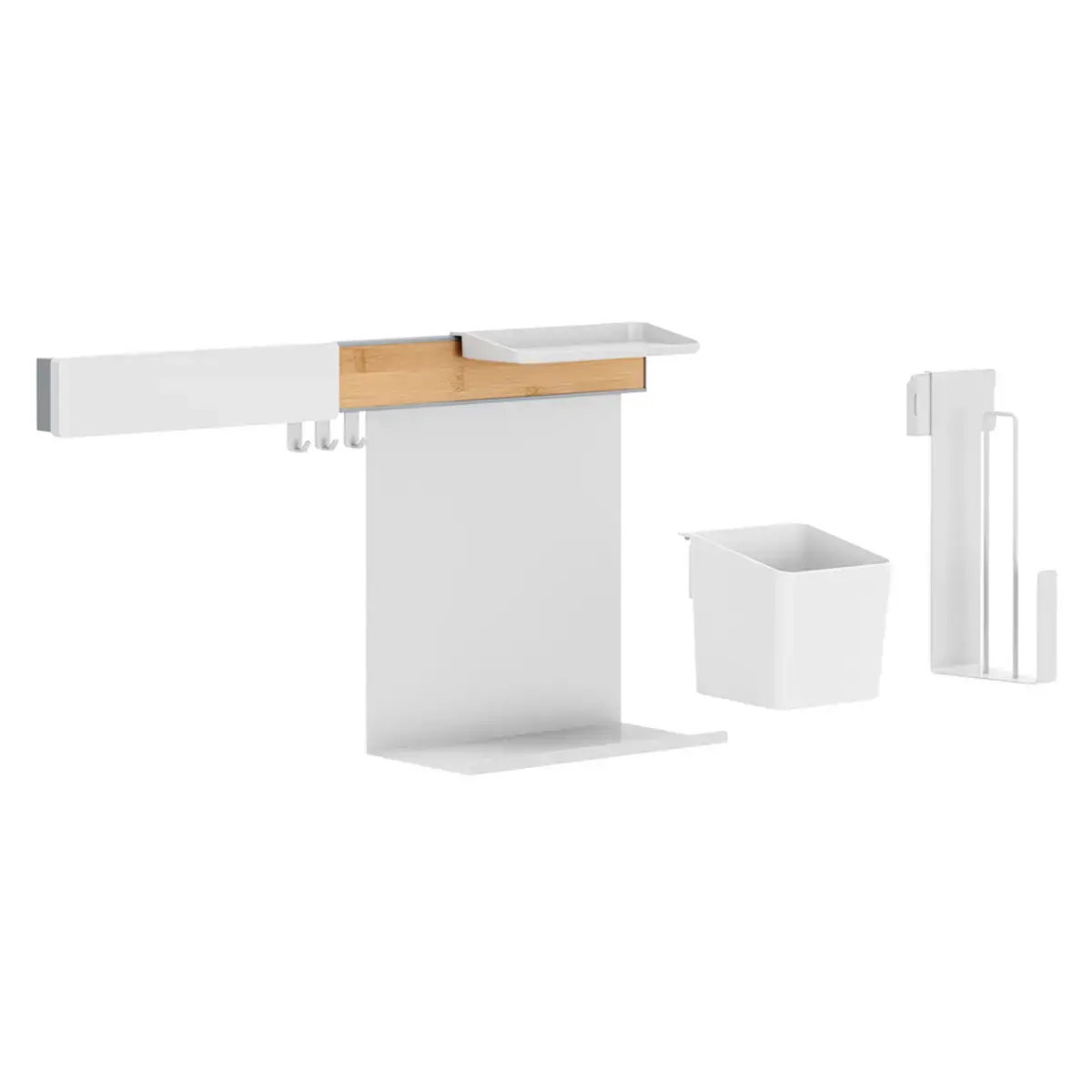 Kit combi L, 8 pièces, blanc - Tesa photo du produit
