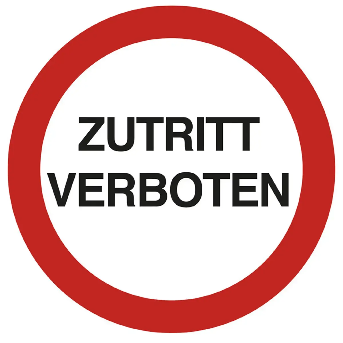 Plaque de signalisation « Accès interdit » - Exacompta photo du produit