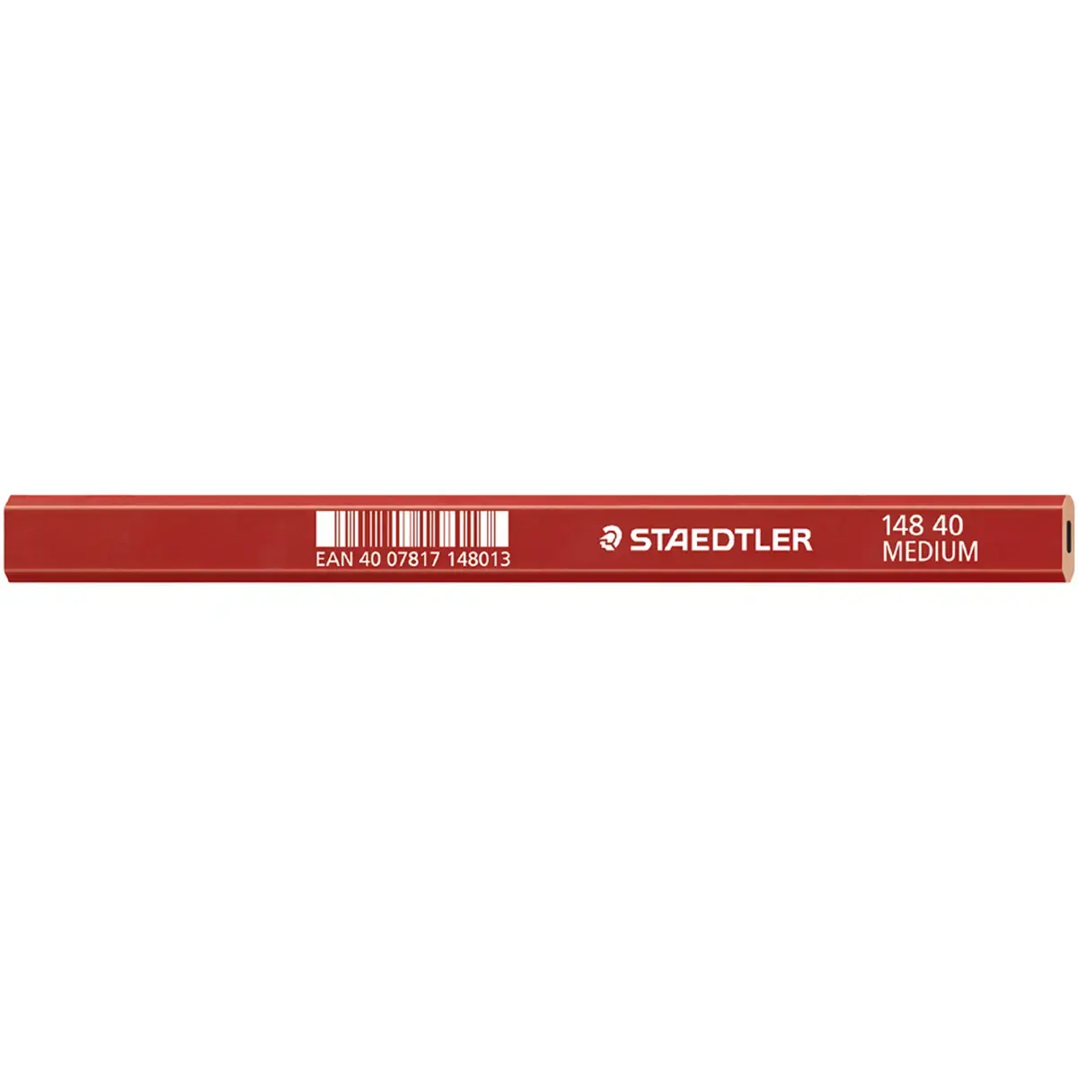 Crayon de charpentier 'moyen', ovale, marron rouge - Staedtler photo du produit