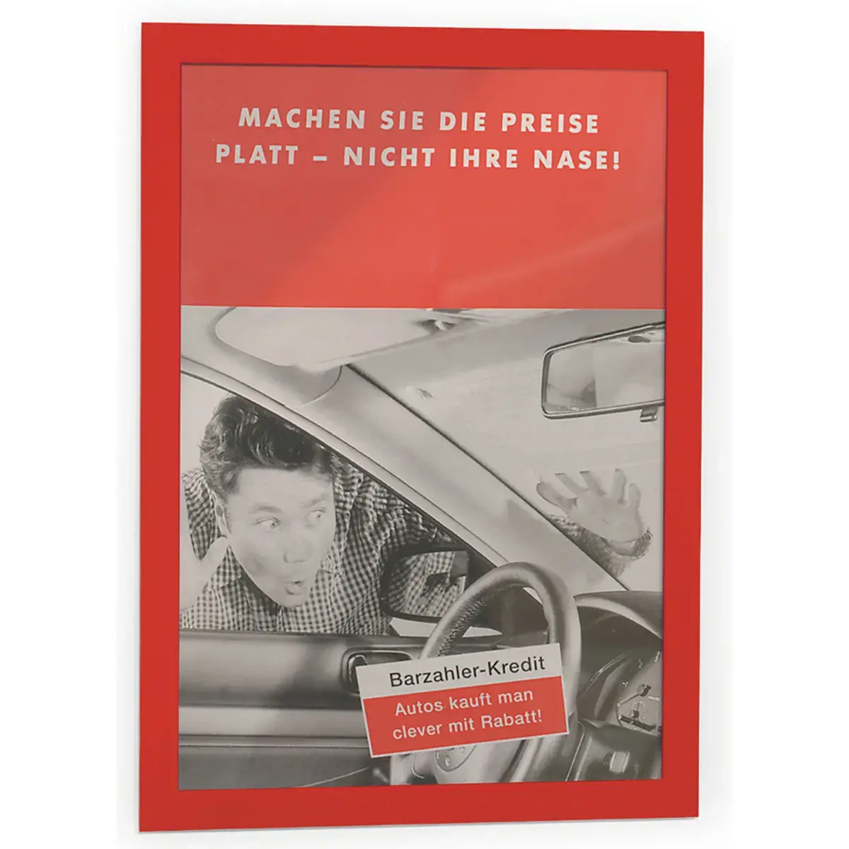 Cadre d'affichage magnétique DURAFRAME, A4, vert - Durable photo du produit